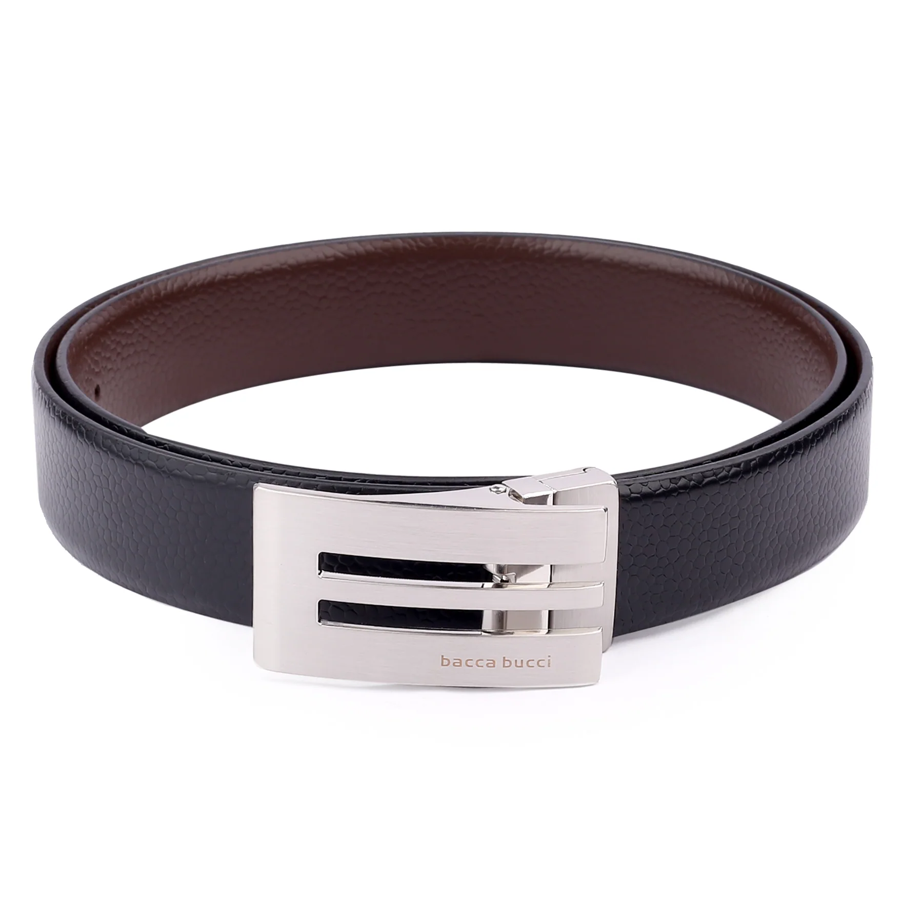 Bacca Bucci Auto reversible dress belt with Genuine Leather - Image 4