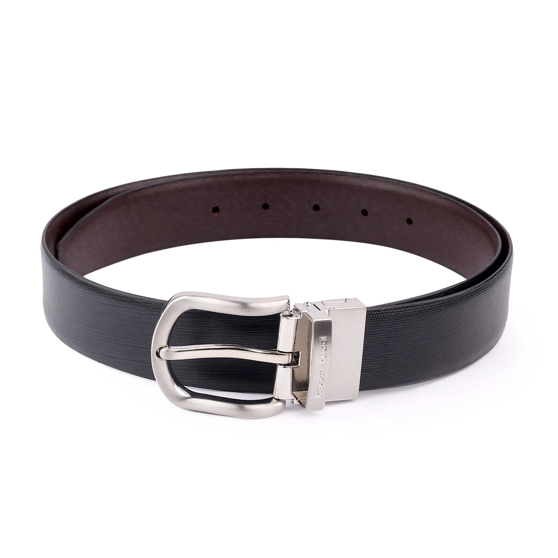 Bacca Bucci Auto reversible dress belt with Genuine Leather - Image 3