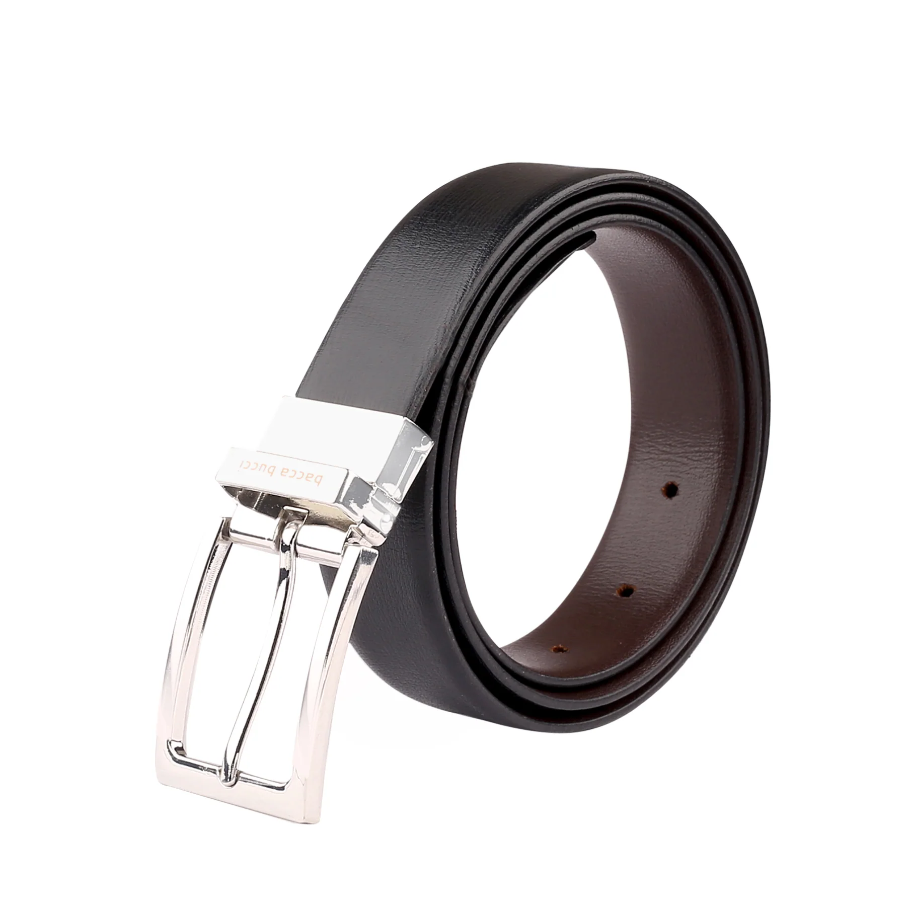 Bacca Bucci Auto reversible dress belt with Genuine Leather - Image 2