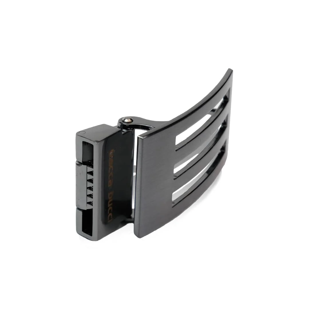 Bacca Bucci 30 MM Nickle free Clamp Belt Buckle with Branding (Buckle only) - Image 4