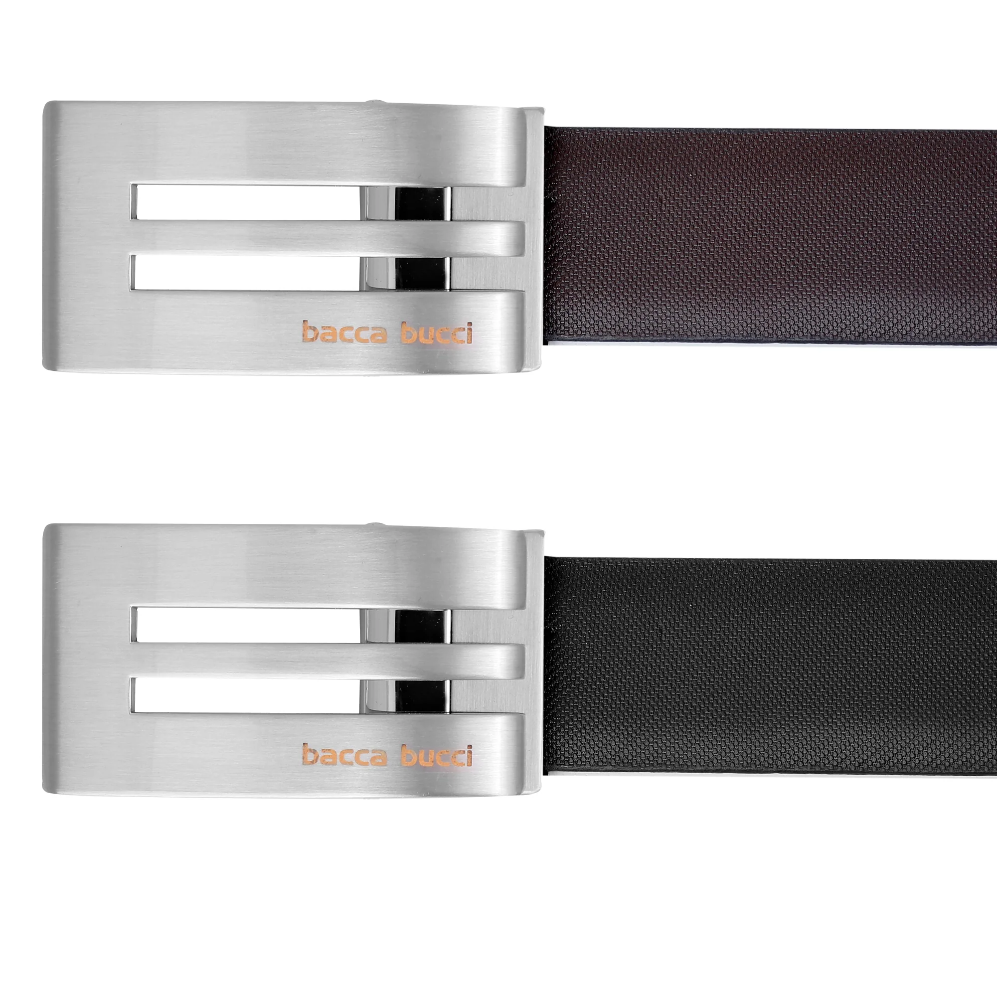 Bacca Bucci 35 MM Nickle Free Reversible-Clamp Belt Buckle with Branding (Buckle only) - Image 2