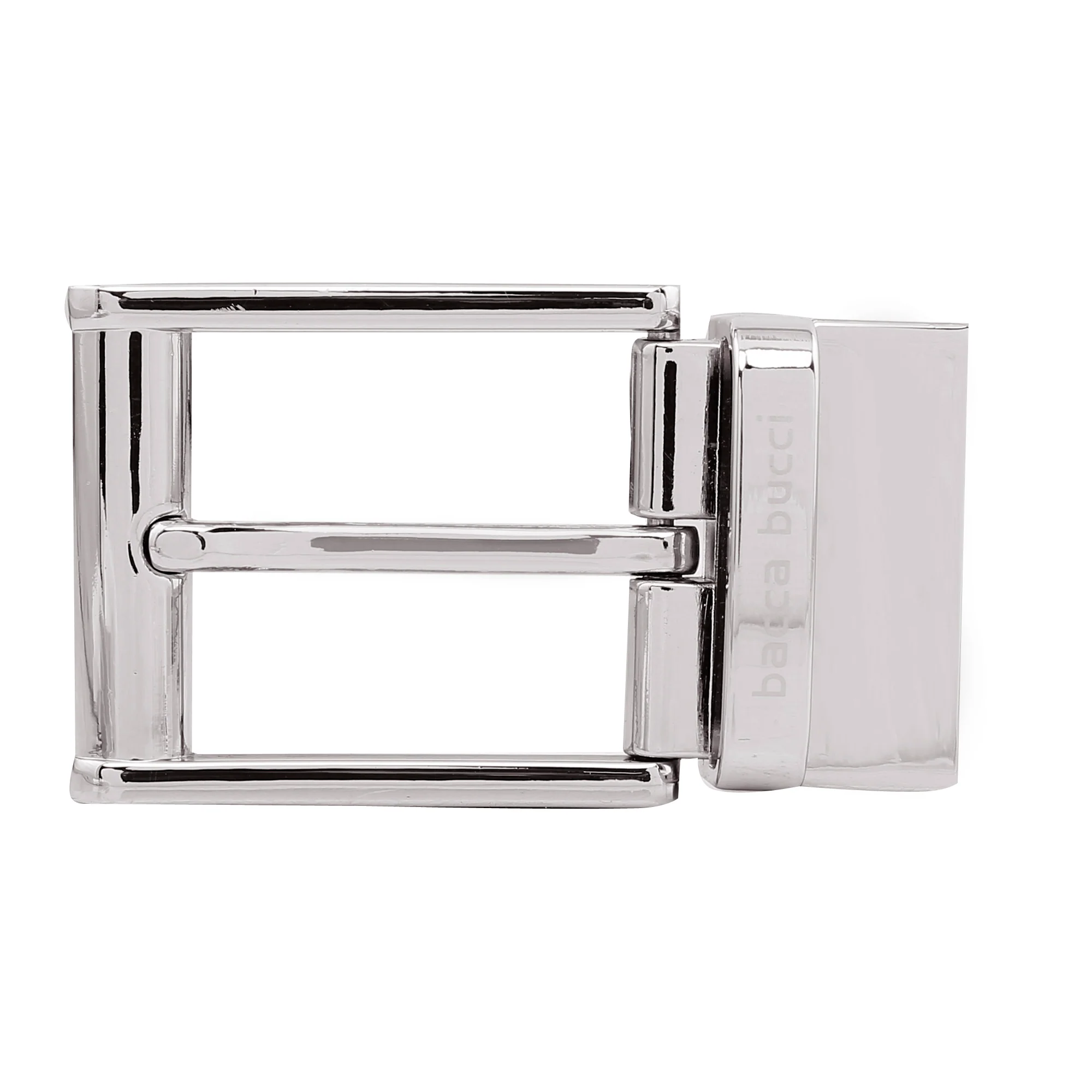 Bacca Bucci 35 MM Nickle Free Reversible-Clamp Belt-Buckle with Branding (Buckle only) - Image 4