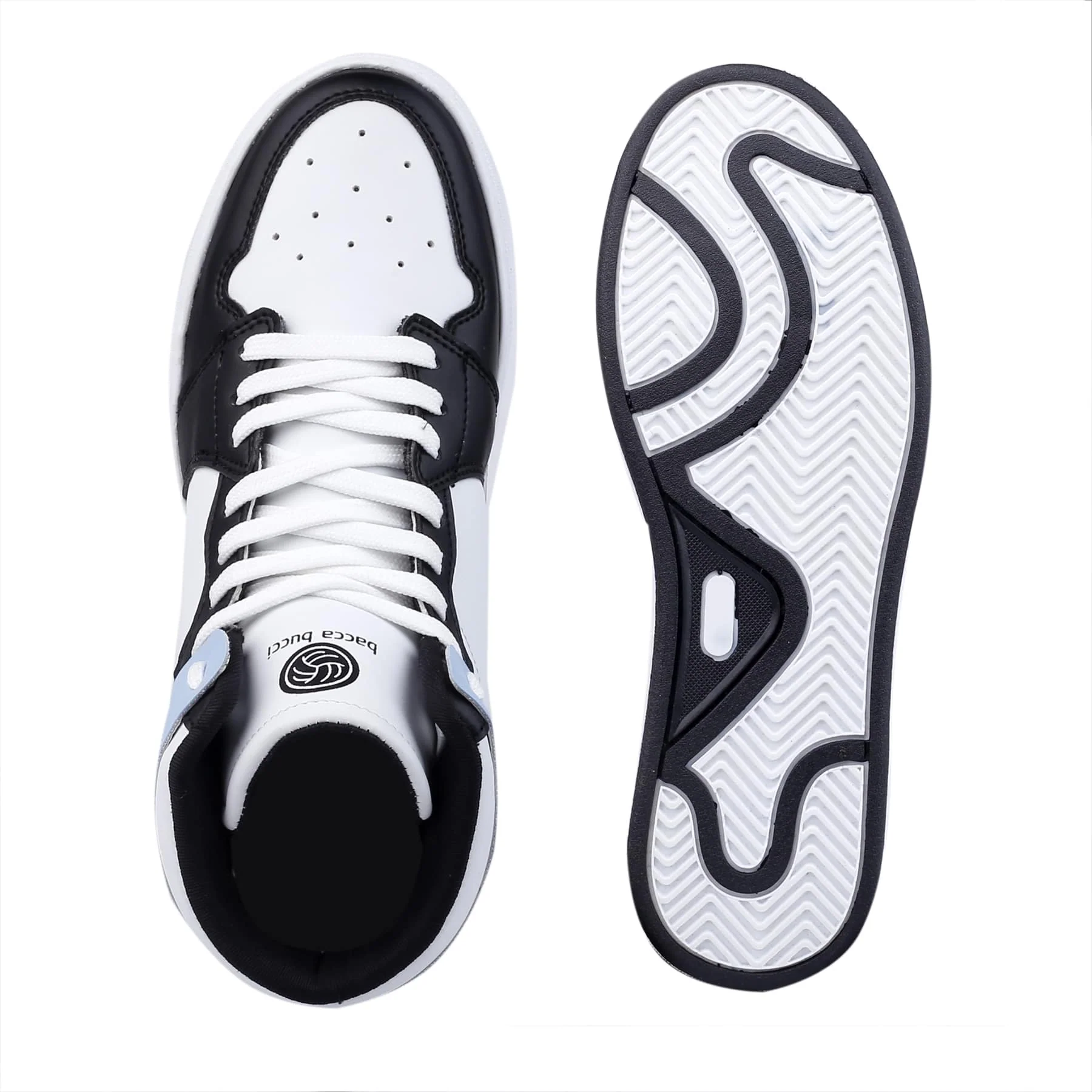Bacca Bucci Boys or Girls Streetwear Flat Heel High-top Fashions Sneakers (Age : 8 Years to 12 Years) - Image 13