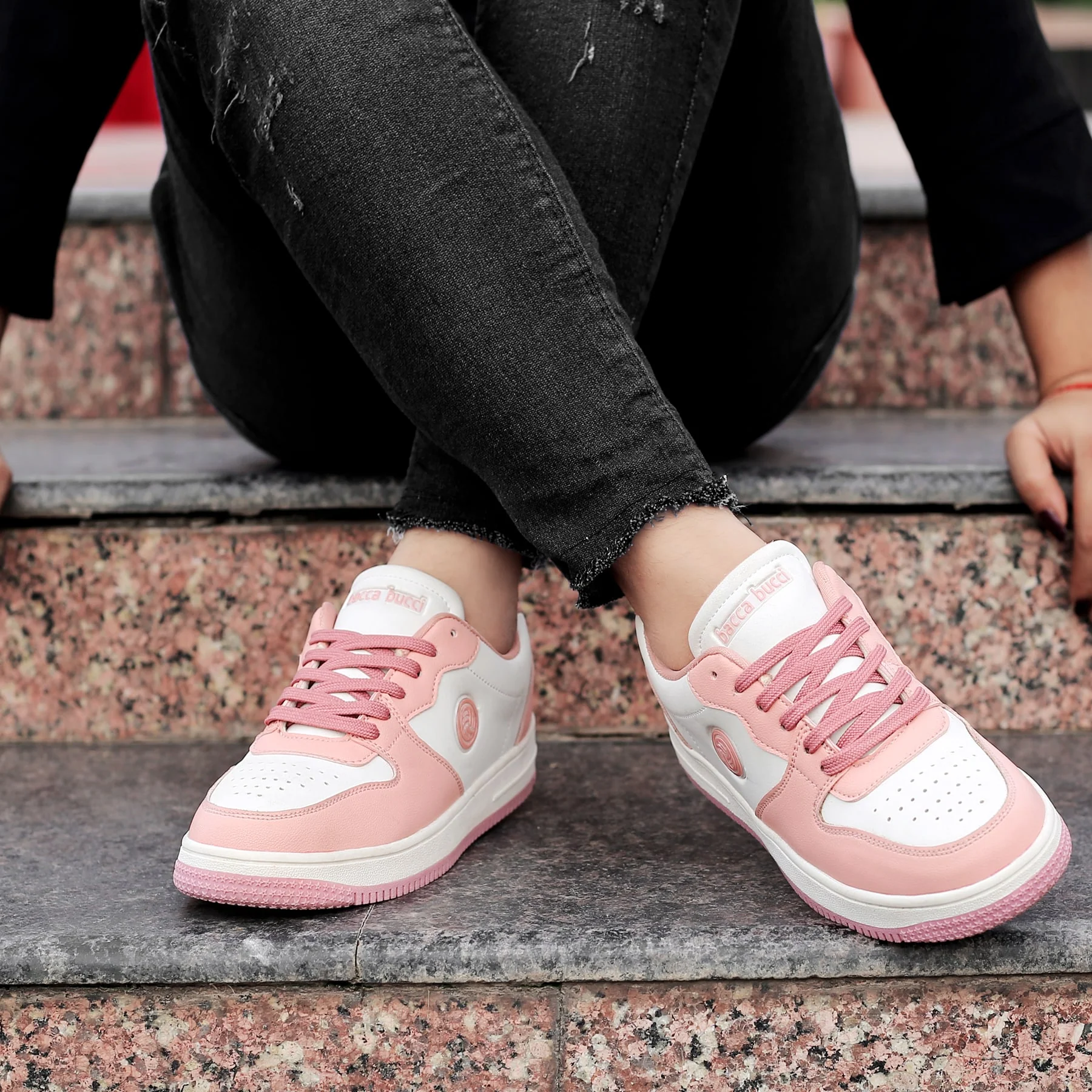 Bacca Bucci EMILY Low-top Flat Sole Sneakers For Women - Image 2