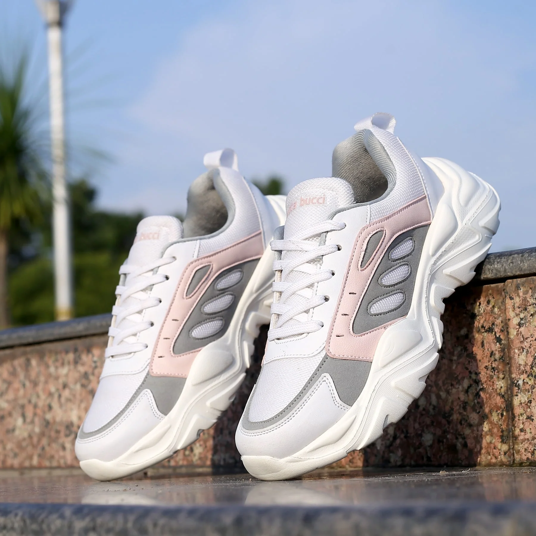Bacca Bucci EMMA Low-top Platform Fashion Sneakers For Women | StreetWear Chunky Sneakers - Image 5