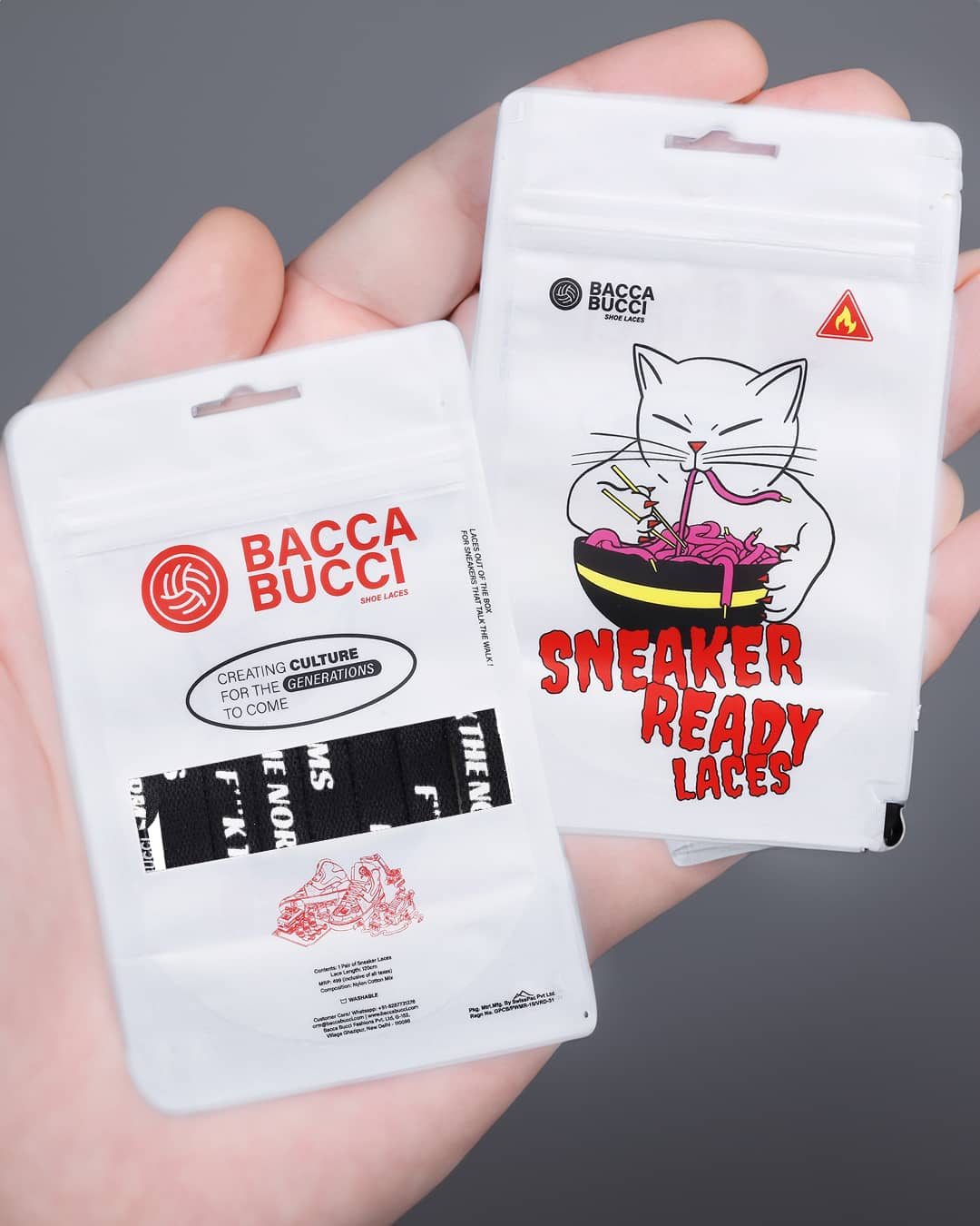 Bacca Bucci "F***K THE NORMS" Sneaker Laces - Image 15