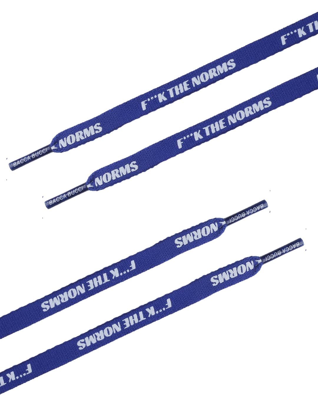 Bacca Bucci "F***K THE NORMS" Sneaker Laces - Image 6