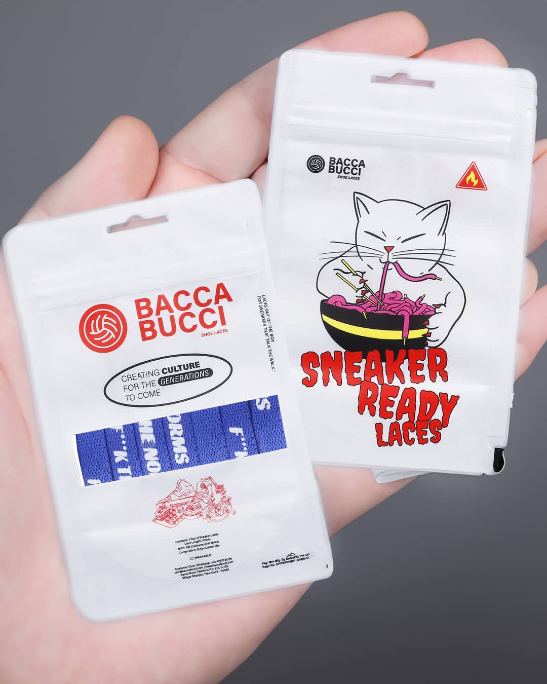 Bacca Bucci "F***K THE NORMS" Sneaker Laces - Image 8