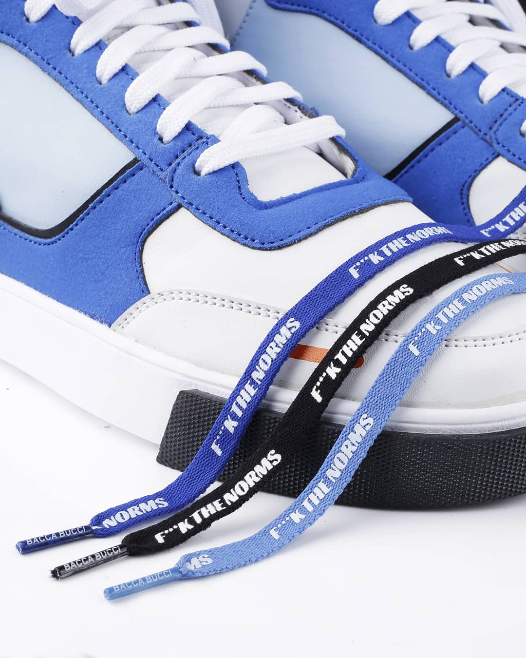 Bacca Bucci "F***K THE NORMS" Sneaker Laces - Image 2