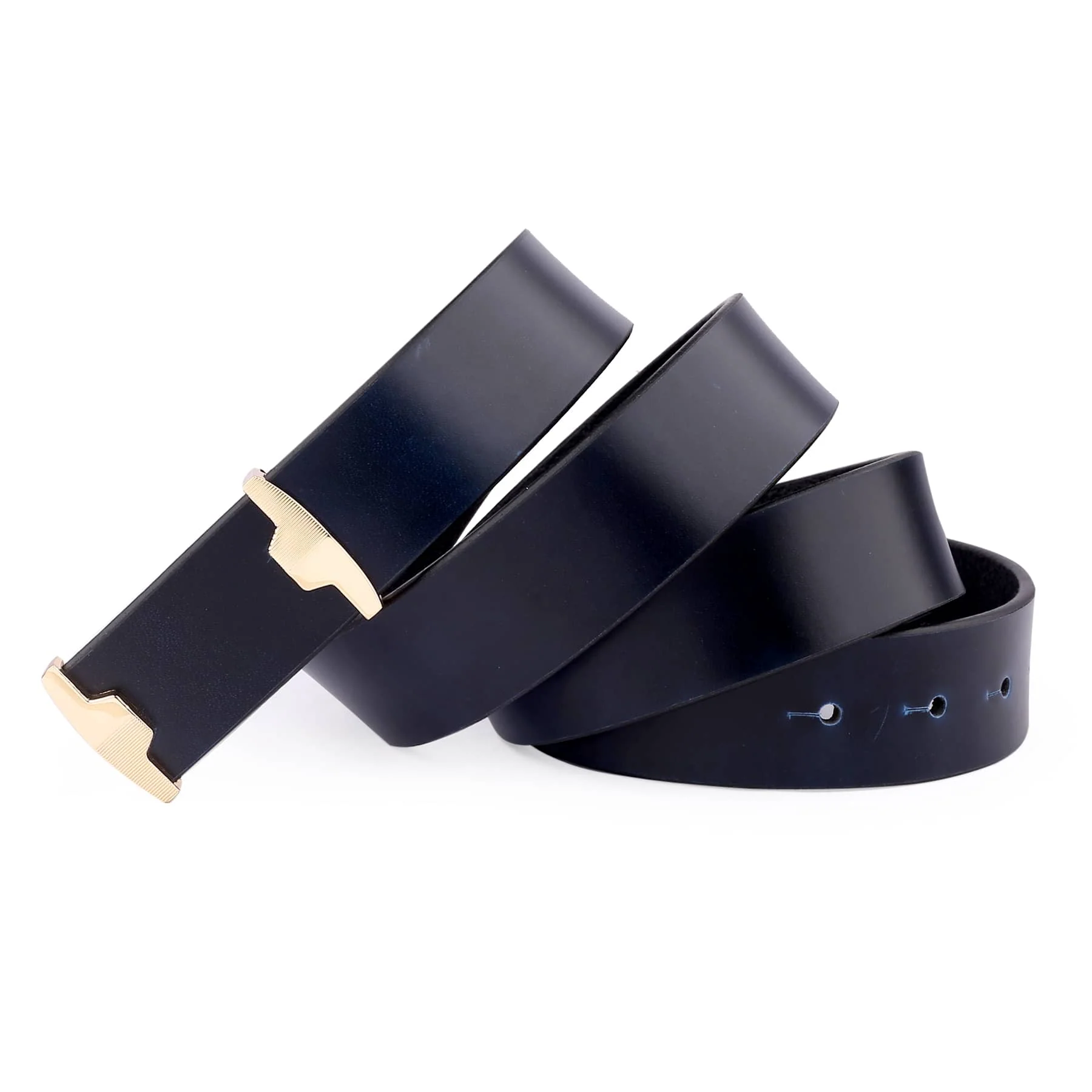 Bacca Bucci Genuine Leather Dress/Casual Men Belt with Pin Buckle - Image 3