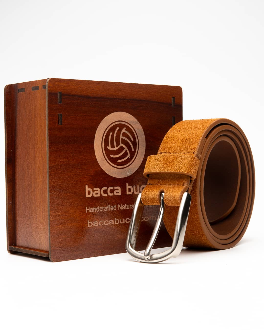 Bacca Bucci Genuine Leather Suede Belts for Men - Image 6