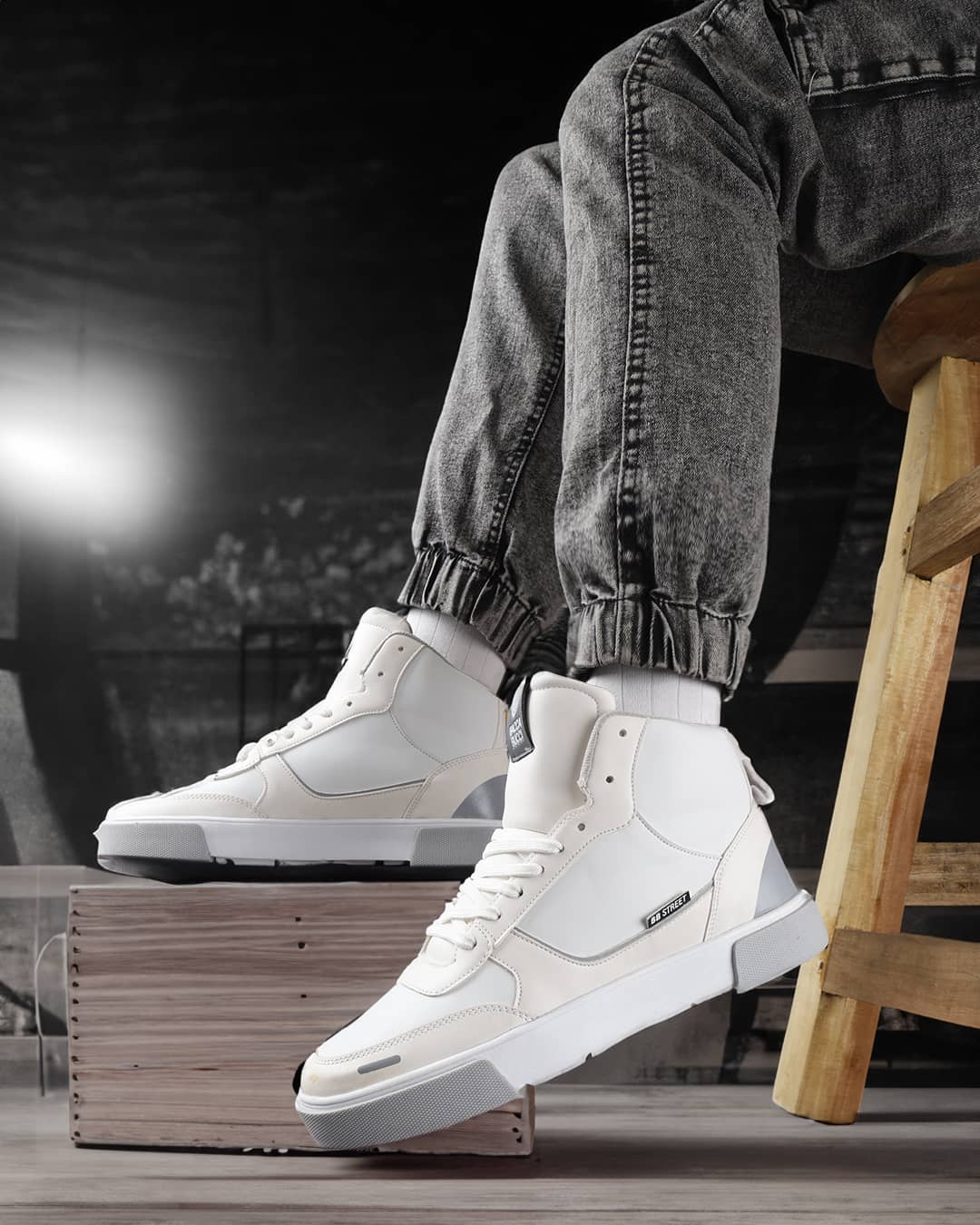 Bacca Bucci High-top SKYLINE SOARER Men's Sneakers - Gen Z Style Elevation - Image 9