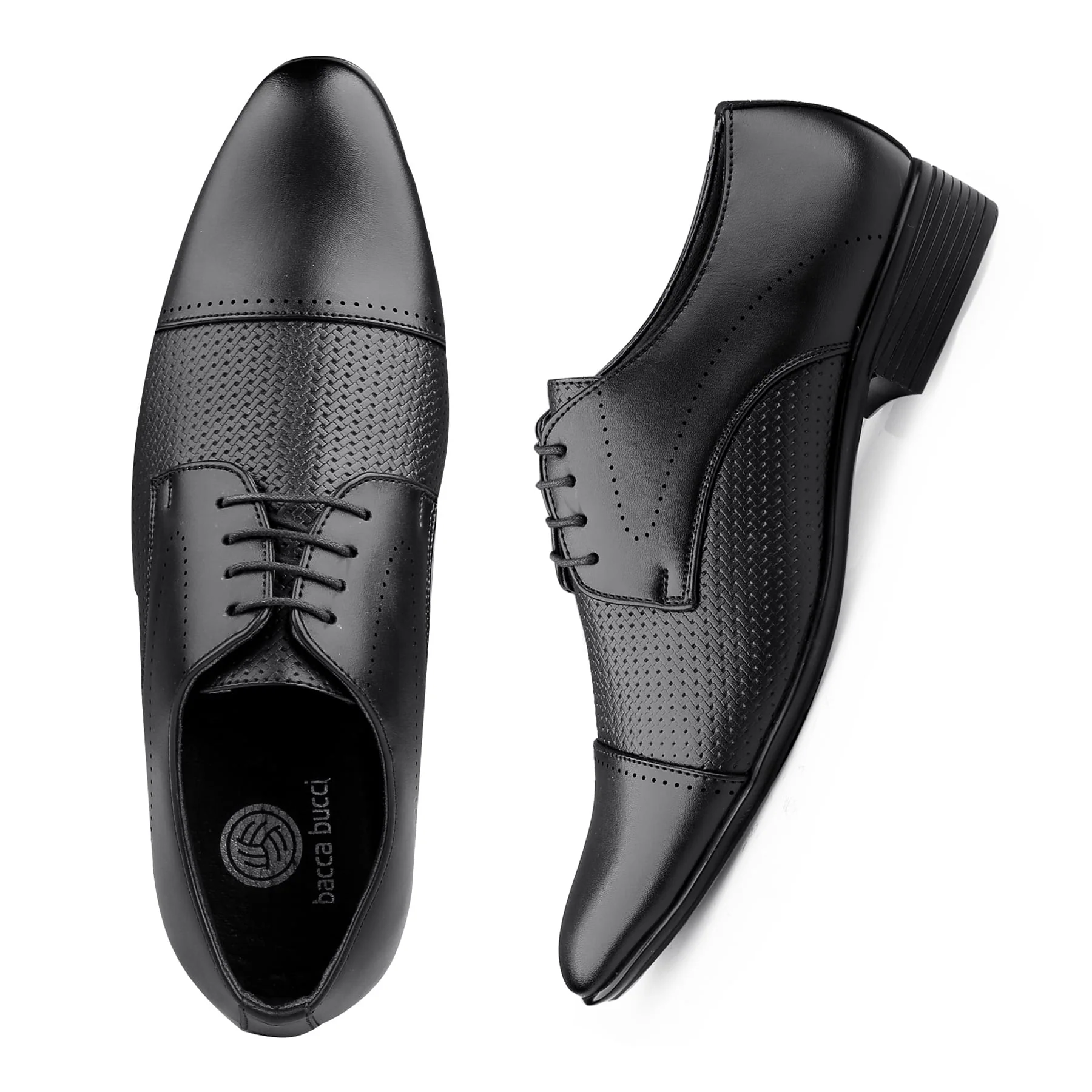 Bacca Bucci HOMER Formal Shoes with Superior Comfort | All Day Wear Office Or Party Lace-up Shoes - Image 10