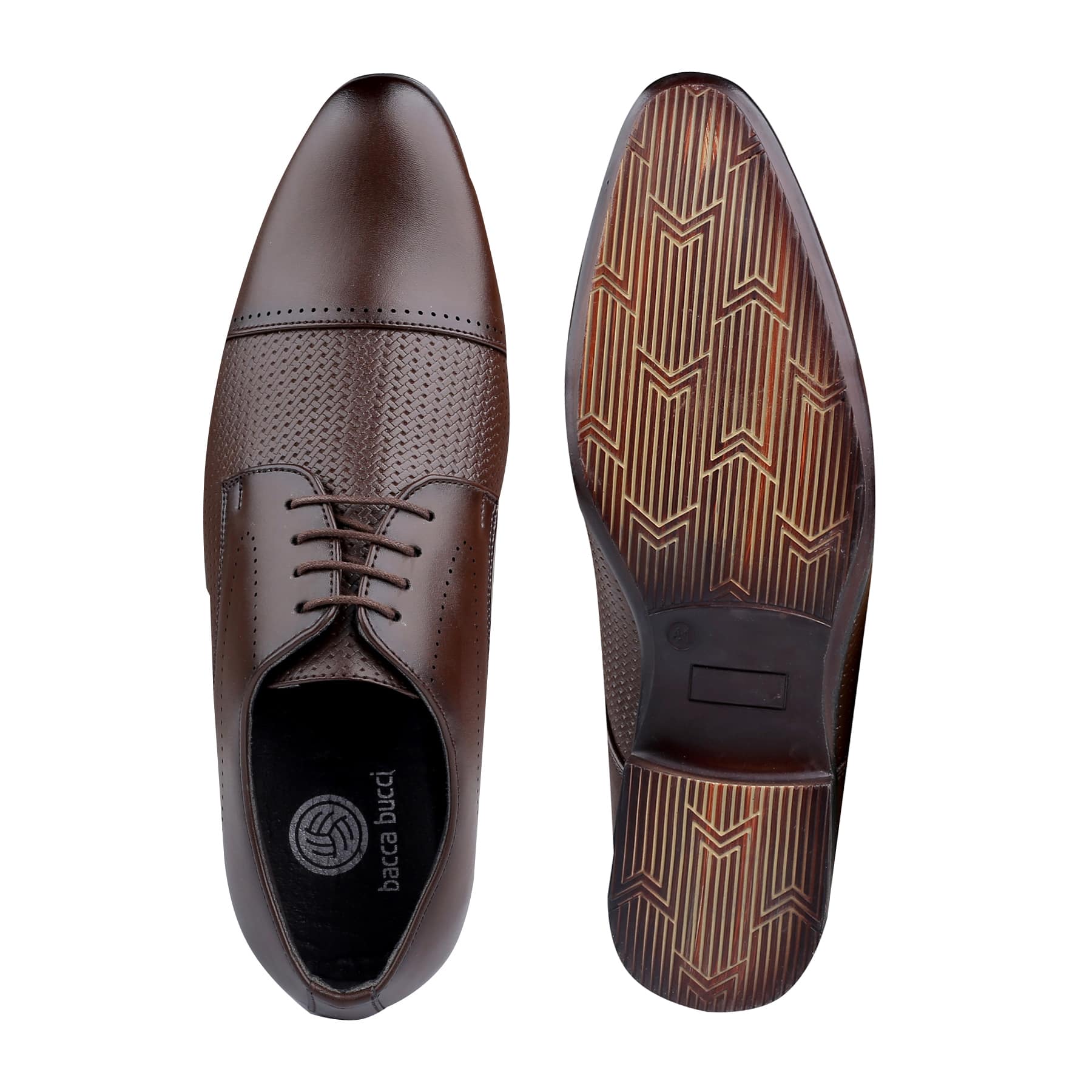 Bacca Bucci HOMER Formal Shoes with Superior Comfort | All Day Wear Office Or Party Lace-up Shoes - Image 5