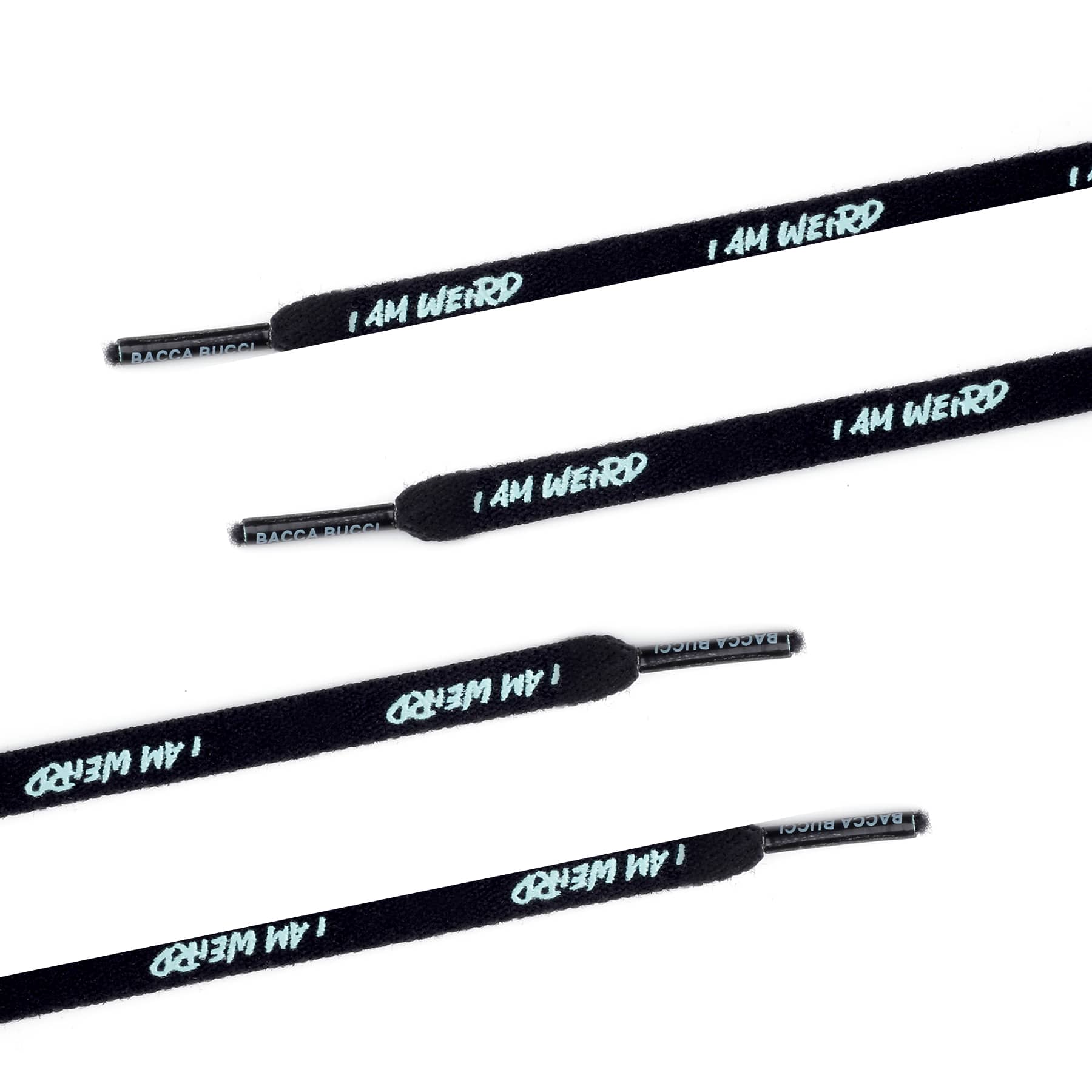 Bacca Bucci "I AM WEIRD" Sneaker Laces - Image 12