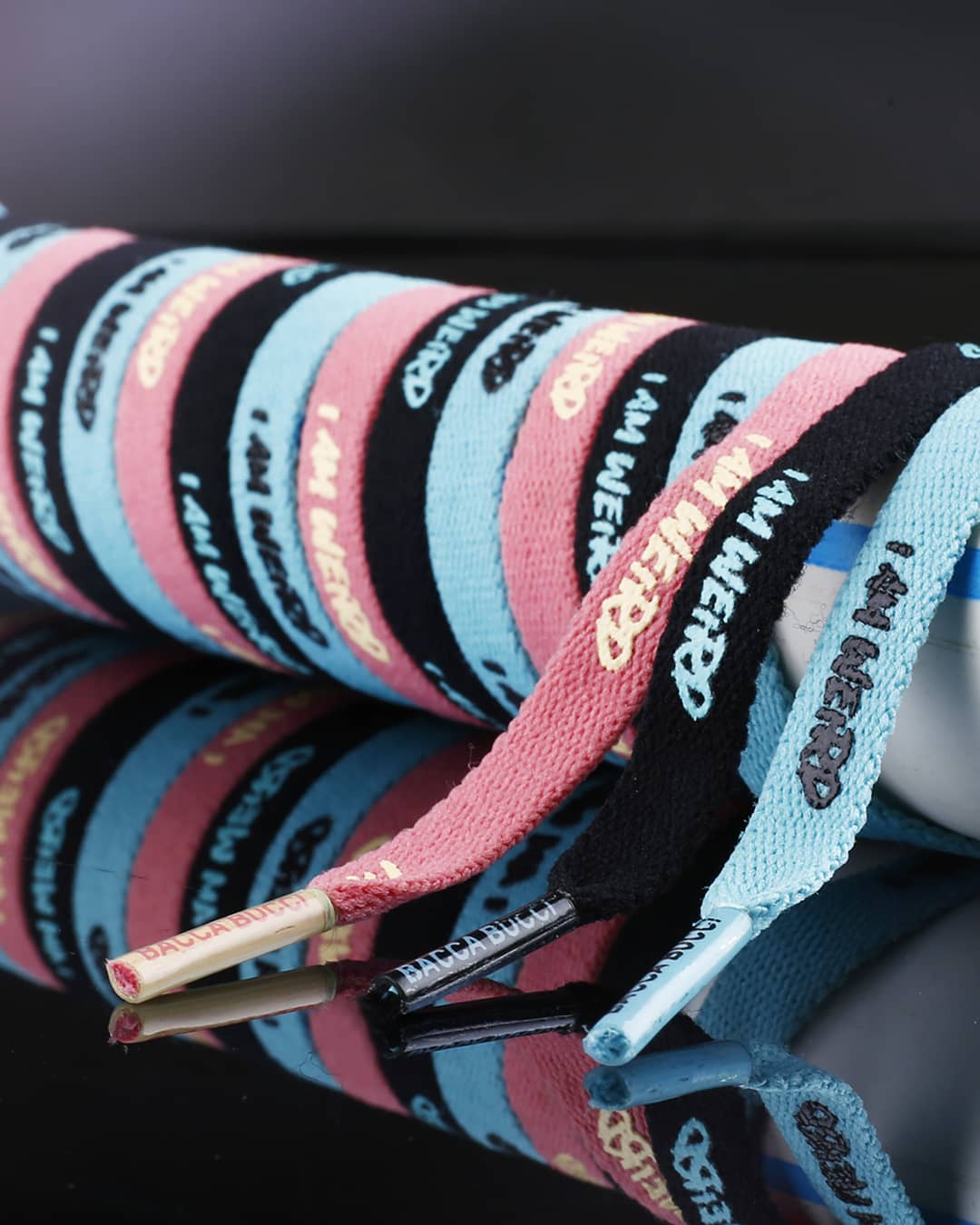 Bacca Bucci "I AM WEIRD" Sneaker Laces - Image 3