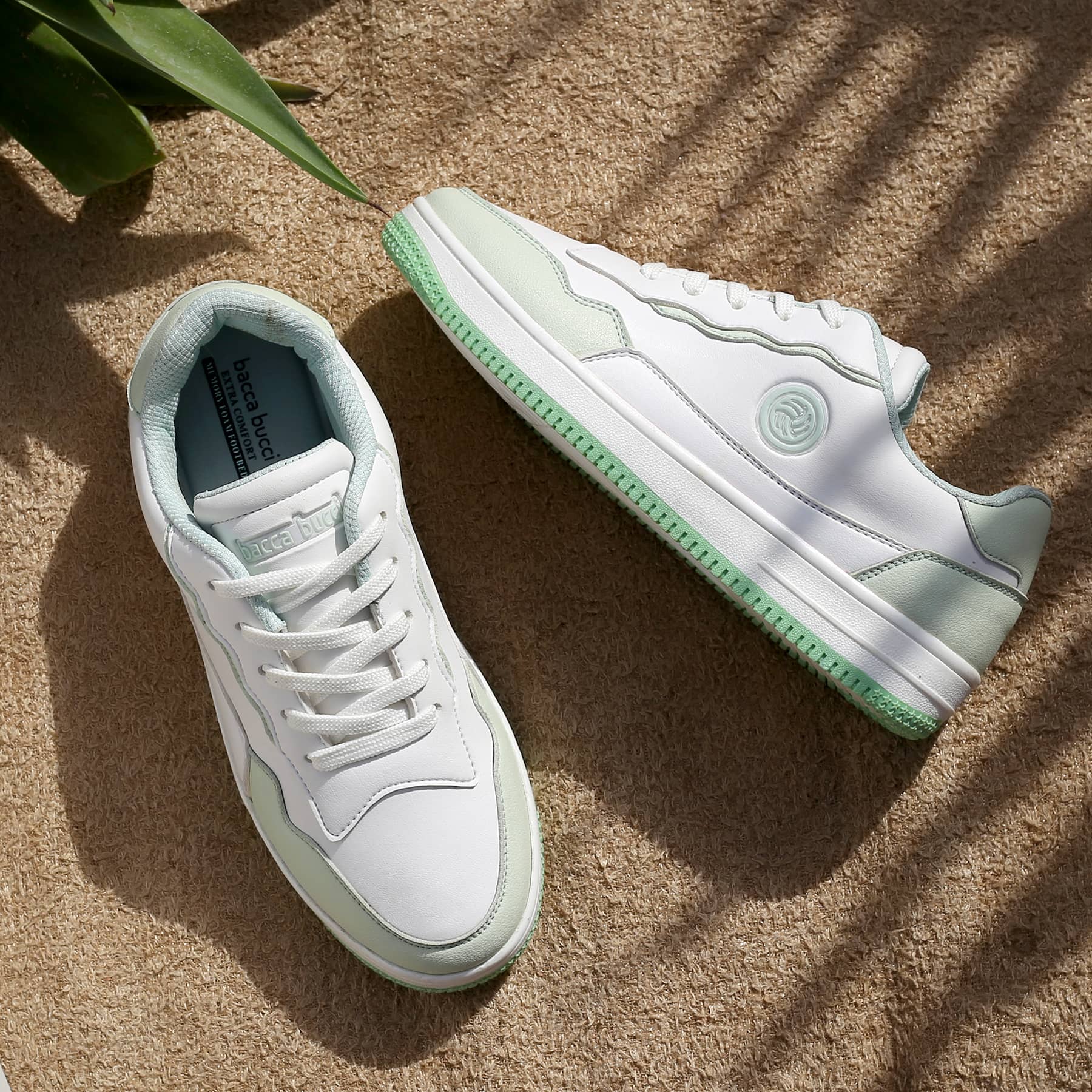 Bacca Bucci INFINITY Low Top Flat Sole Fashion Women's Sneakers - Image 16