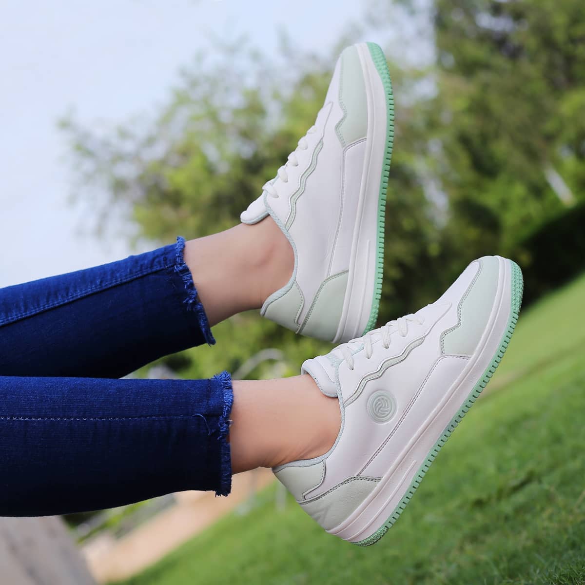 Bacca Bucci INFINITY Low Top Flat Sole Fashion Women's Sneakers - Image 17