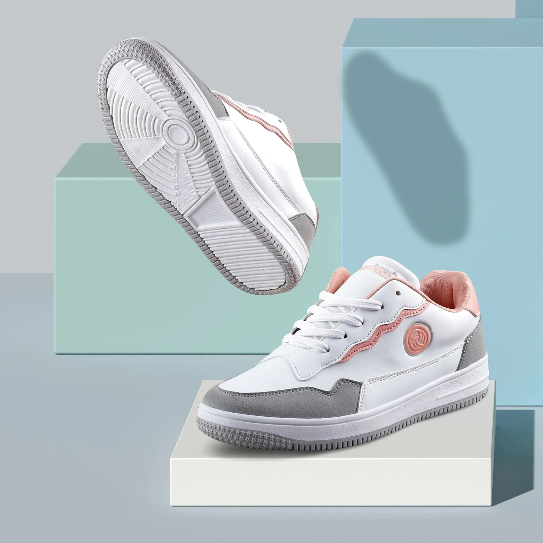Bacca Bucci INFINITY Low Top Flat Sole Fashion Women's Sneakers - Image 11