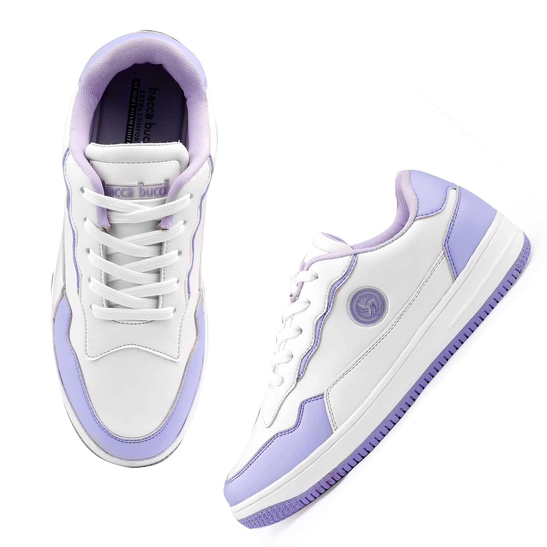 Bacca Bucci INFINITY Low Top Flat Sole Fashion Women's Sneakers - Image 19