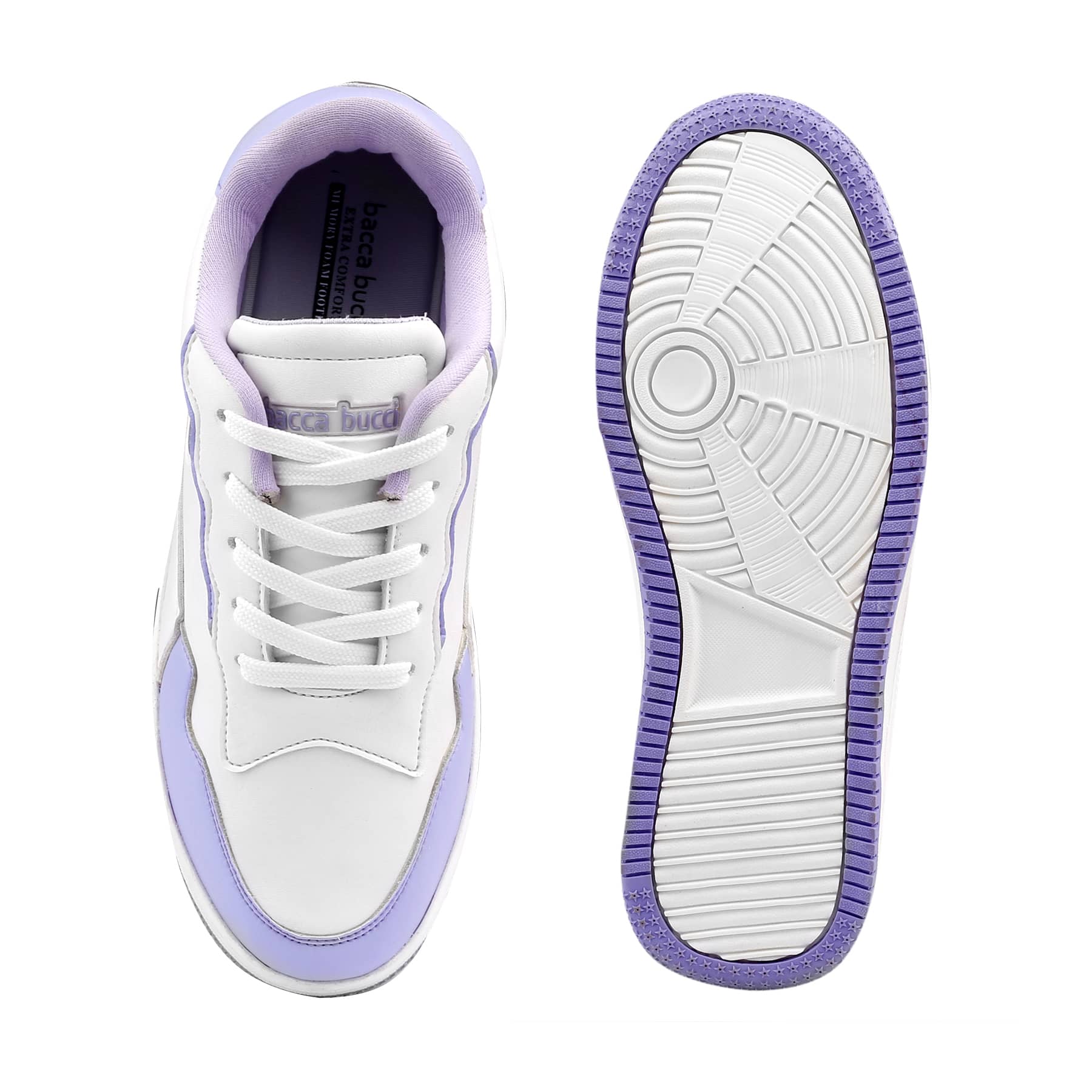Bacca Bucci INFINITY Low Top Flat Sole Fashion Women's Sneakers - Image 21