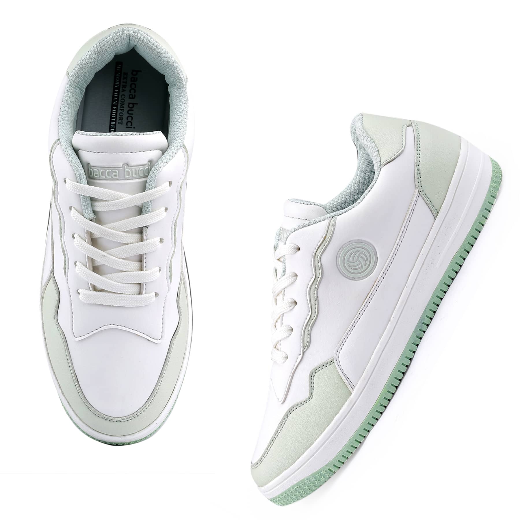 Bacca Bucci INFINITY Low Top Flat Sole Fashion Women's Sneakers - Image 6