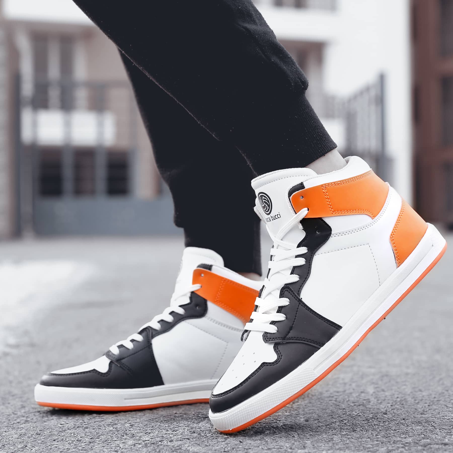 Bacca Bucci Boys or Girls Streetwear Flat Heel High-top Fashions Sneakers (Age : 8 Years to 12 Years) - Image 11