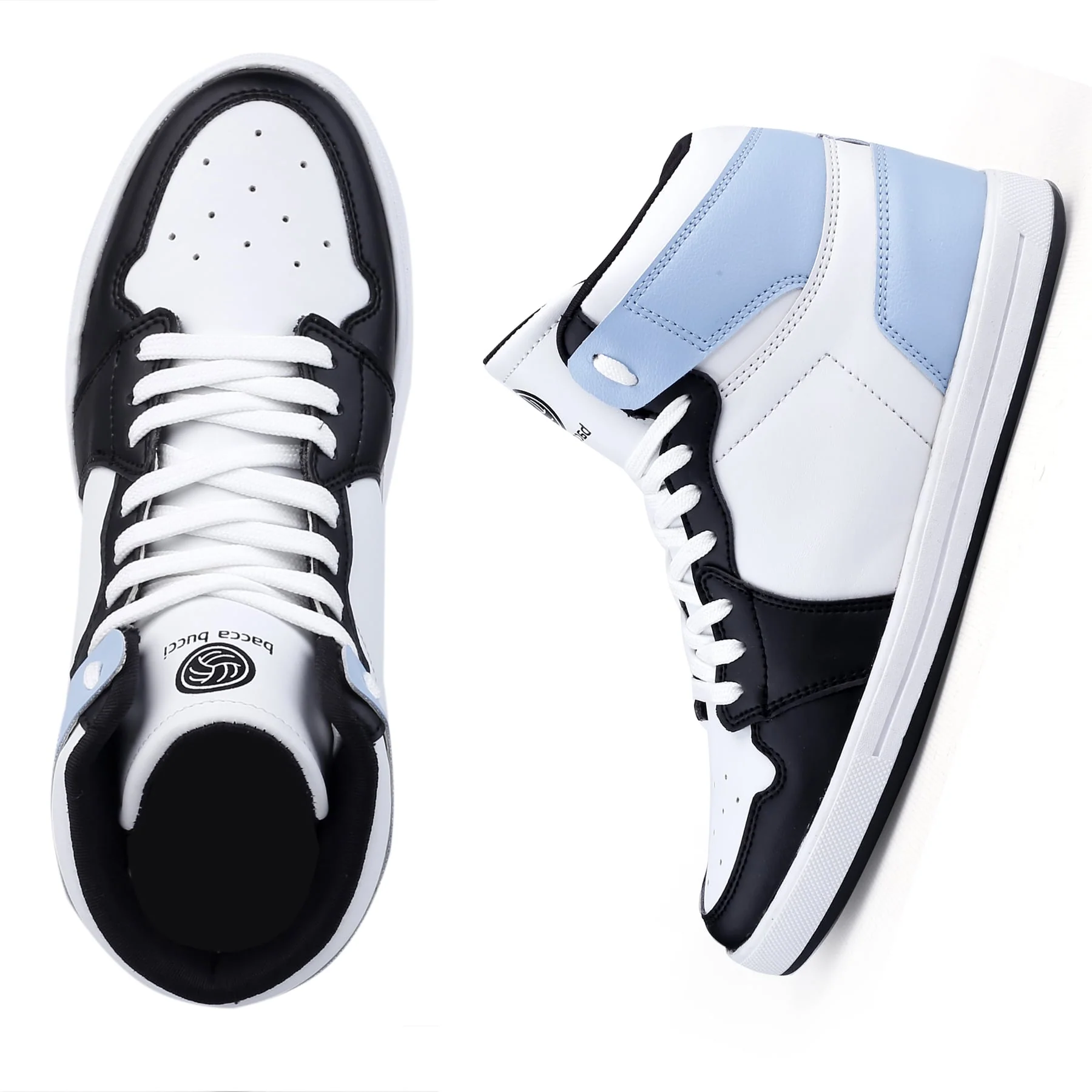 Bacca Bucci Boys or Girls Streetwear Flat Heel High-top Fashions Sneakers (Age : 8 Years to 12 Years) - Image 8