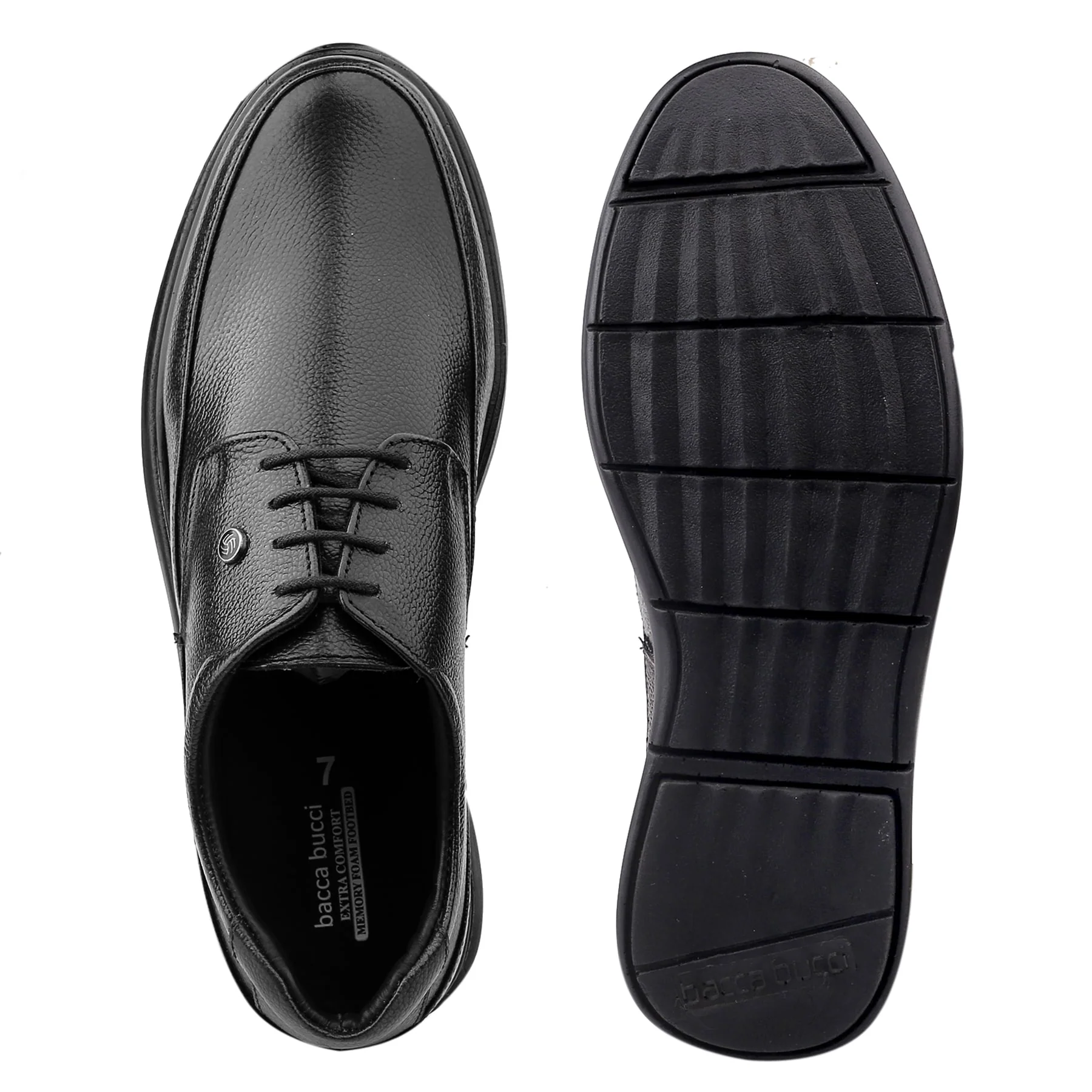 Bacca Bucci Leather Office Lace-ups Formal Shoes | UK- 06 to 14 - Image 6