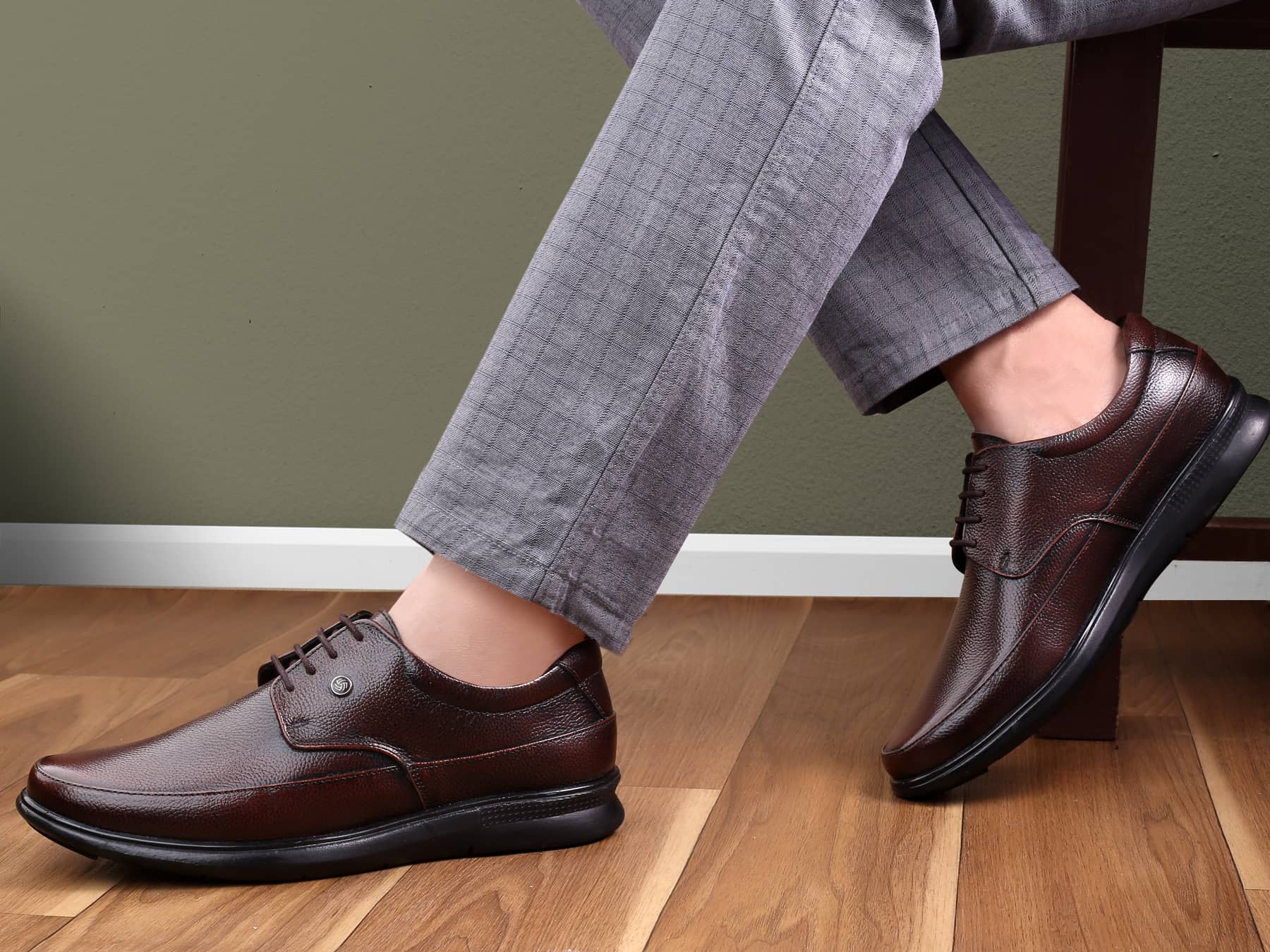 Bacca Bucci Leather Office Lace-ups Formal Shoes | UK- 06 to 14 - Image 5