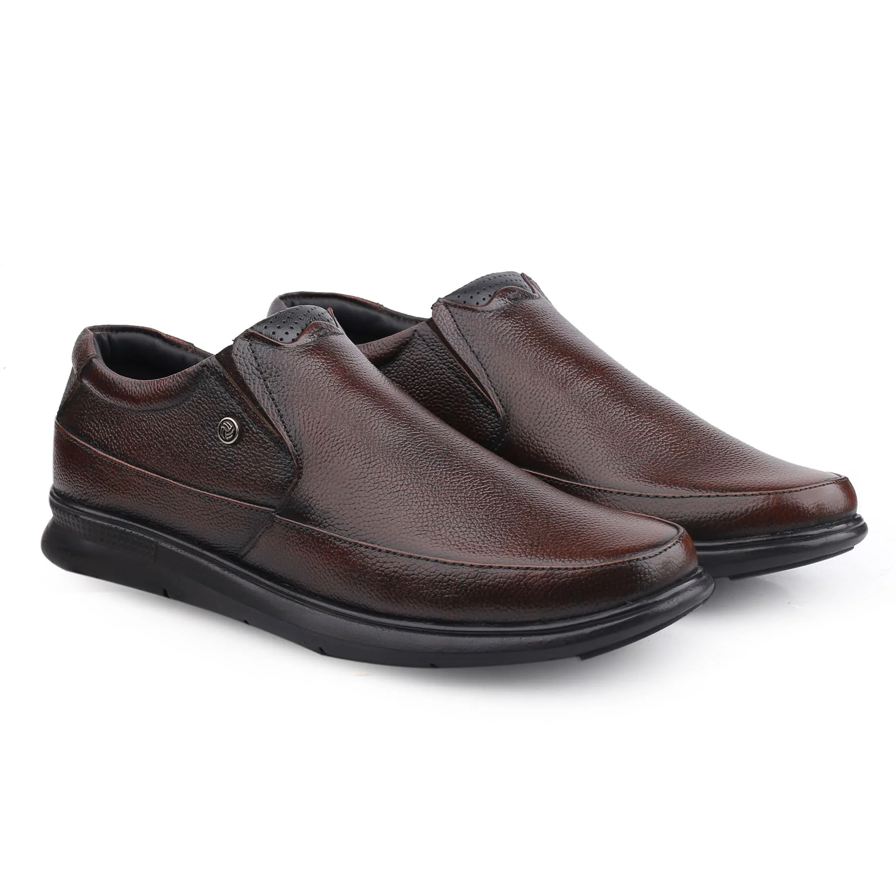 Bacca Bucci Leather Office Slip-ons Formal Shoes | UK- 06 to 14 - Image 5