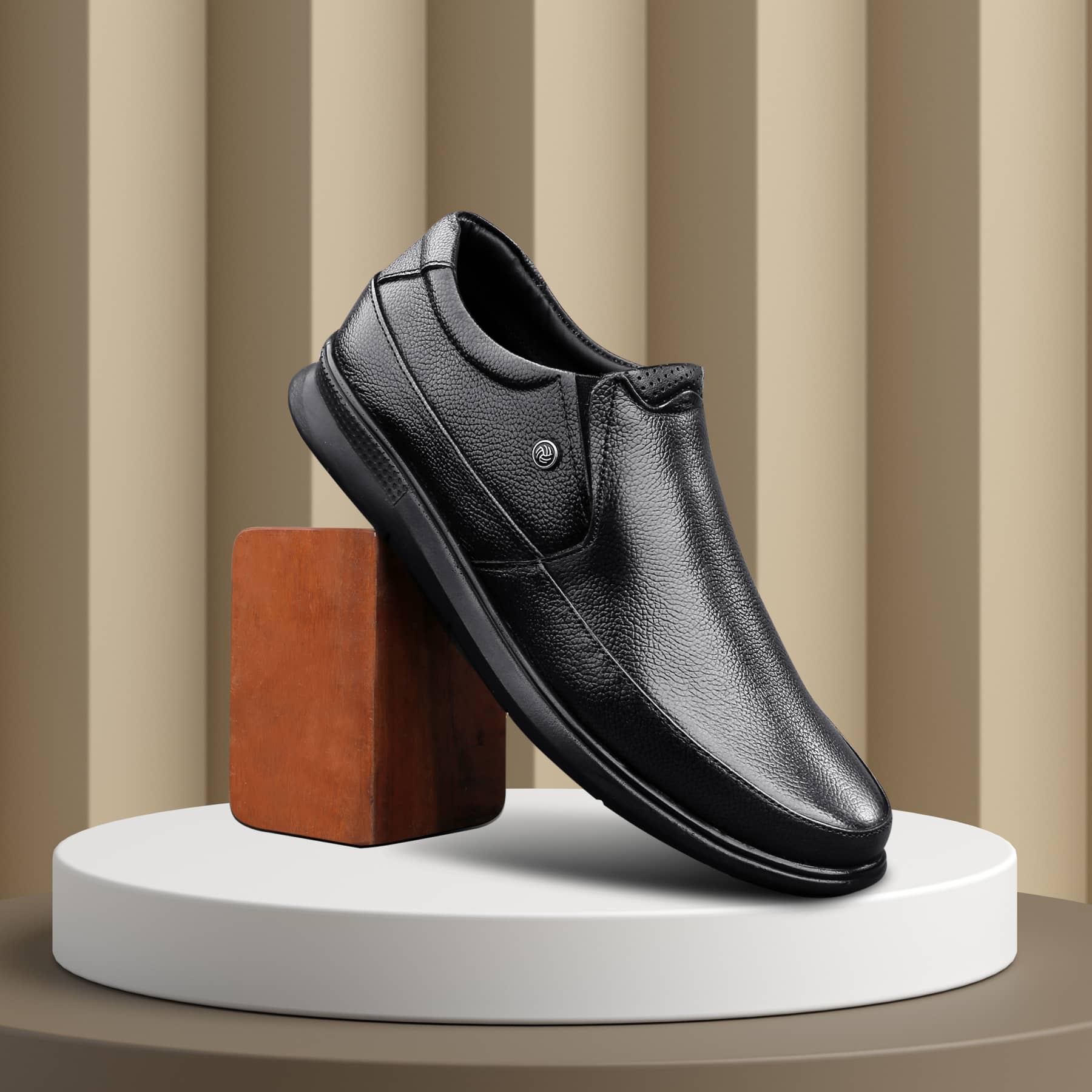 Bacca Bucci Leather Office Slip-ons Formal Shoes | UK- 06 to 14 - Image 9