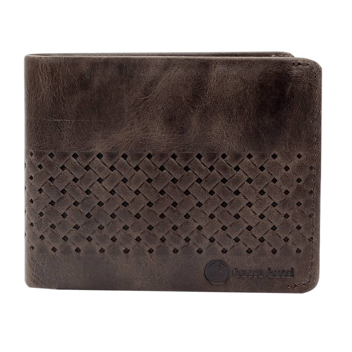 Bacca Bucci Leather Series Textured Bifold Wallet for Men - Image 2