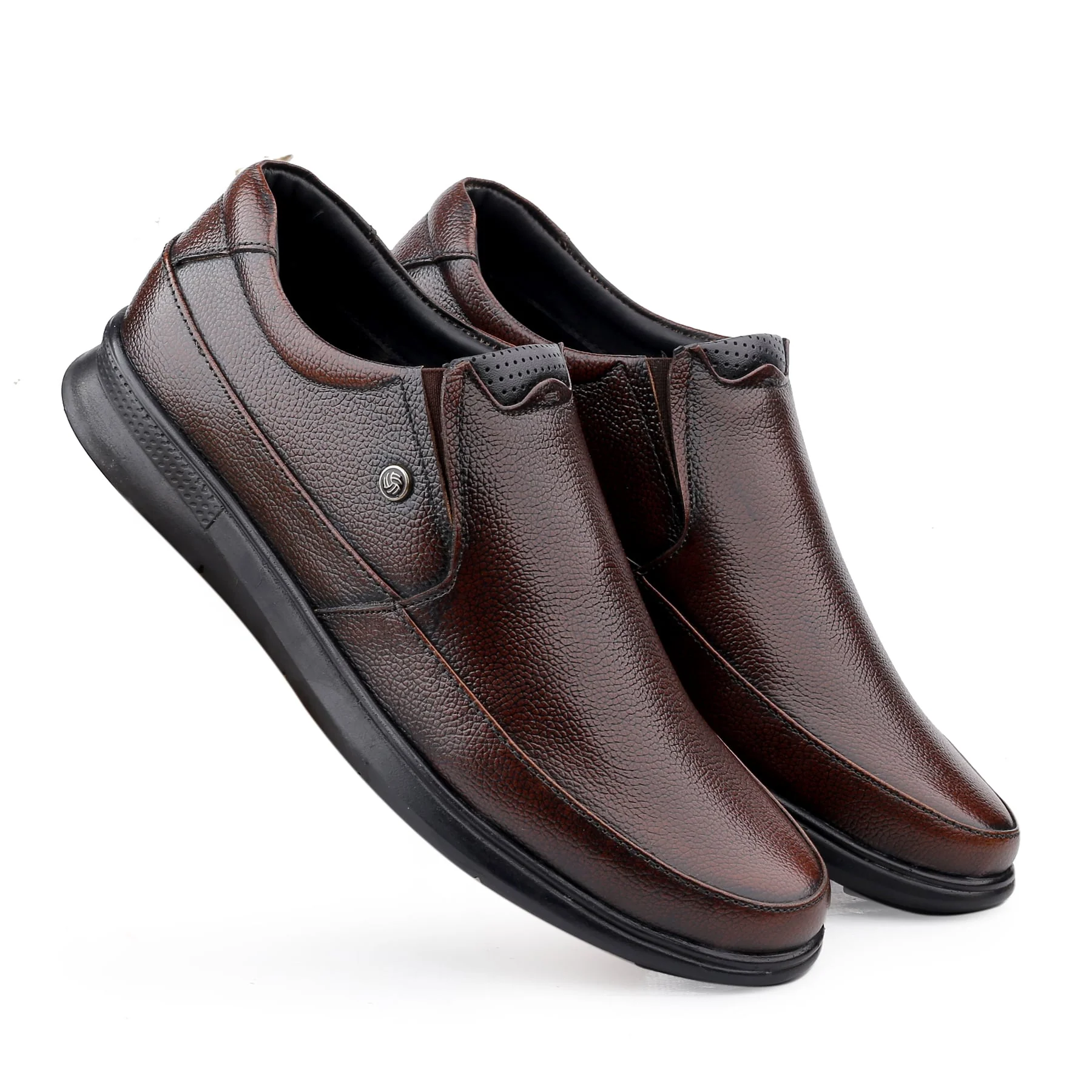 Bacca Bucci Leather Office Slip-ons Formal Shoes | UK- 06 to 14 - Image 15