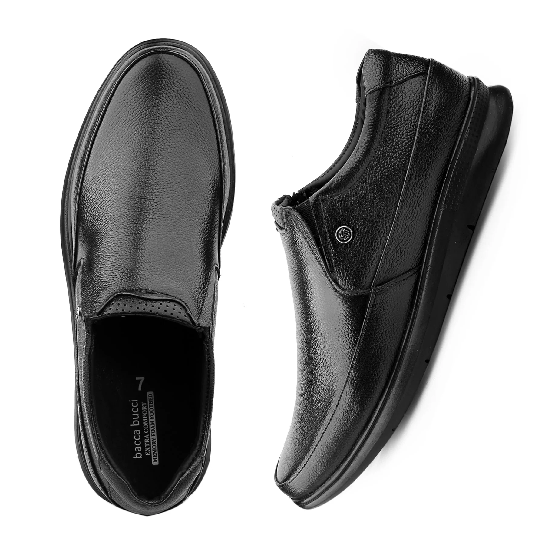 Bacca Bucci Leather Office Slip-ons Formal Shoes | UK- 06 to 14 - Image 6