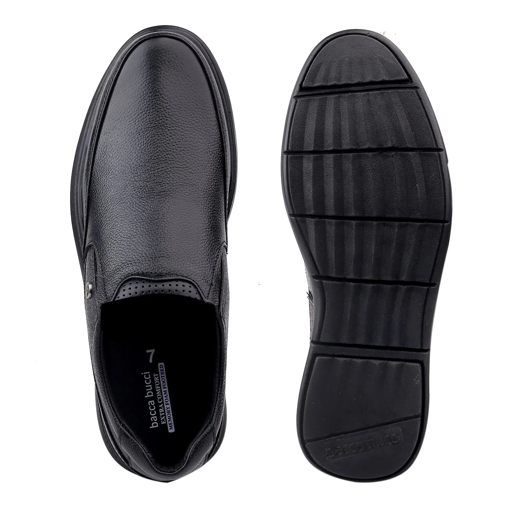 Bacca Bucci Leather Office Slip-ons Formal Shoes | UK- 06 to 14 - Image 8