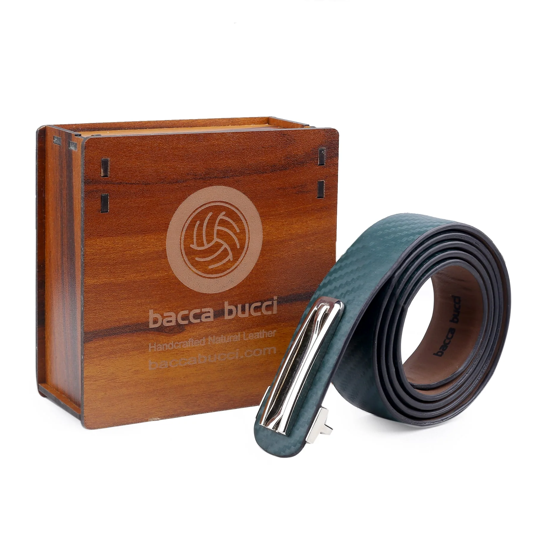 Bacca Bucci Men Belt with 3D texture and Nickle free Pin buckle - Image 6