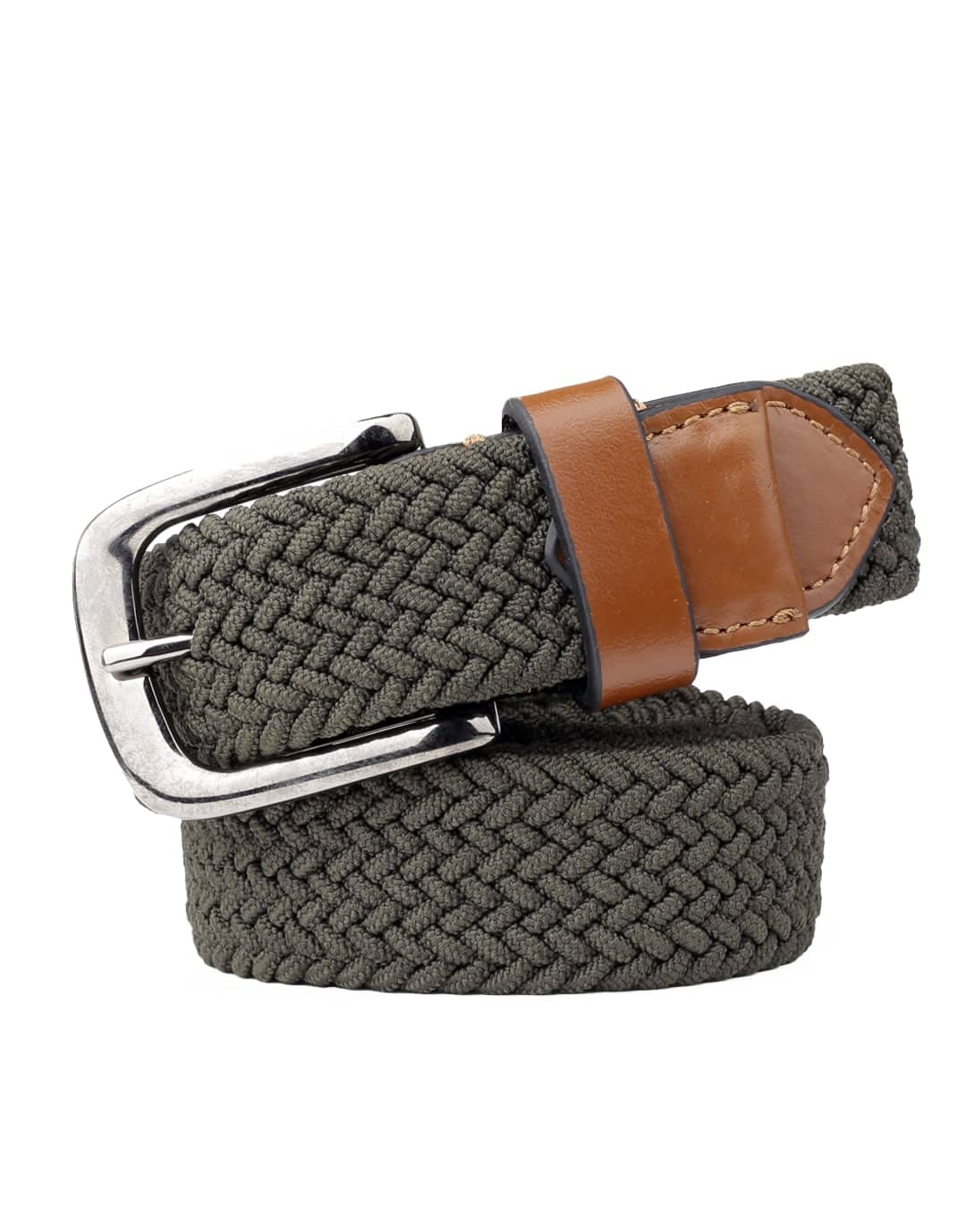 Bacca Bucci Men's Premium Elastic Braided Stretch Belt—Perfect for Golf, Casual, and Everyday Wear - Image 25
