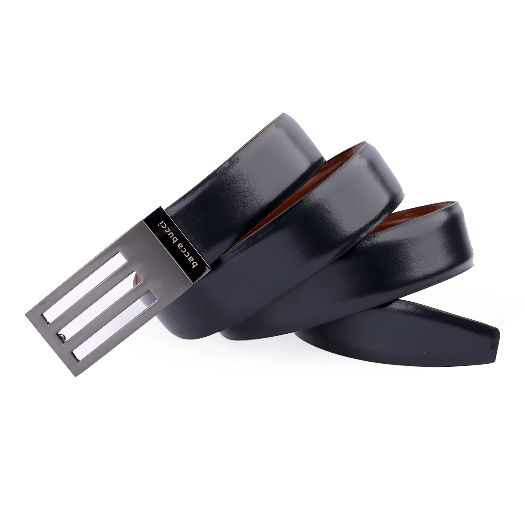 Bacca Bucci Reversible Dress belt with Genuine leather black & brown - Image 3