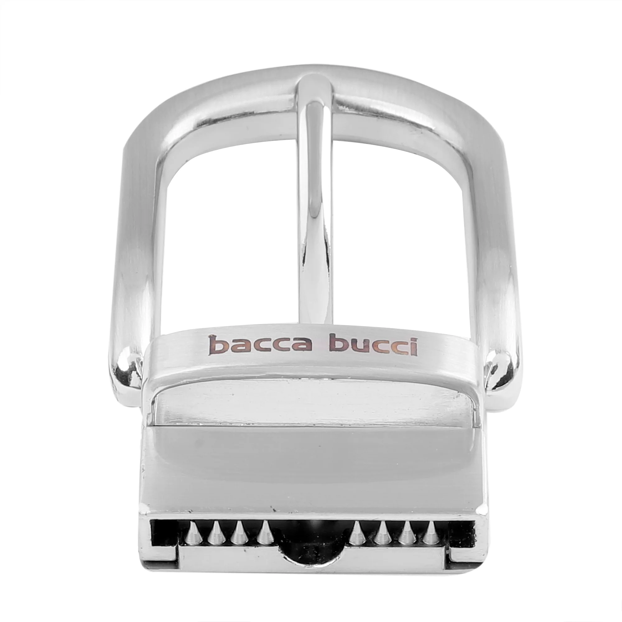 Bacca Bucci 35  MM  Nickle  free  Reversible Clamp Belt Buckle with Branding - Image 6