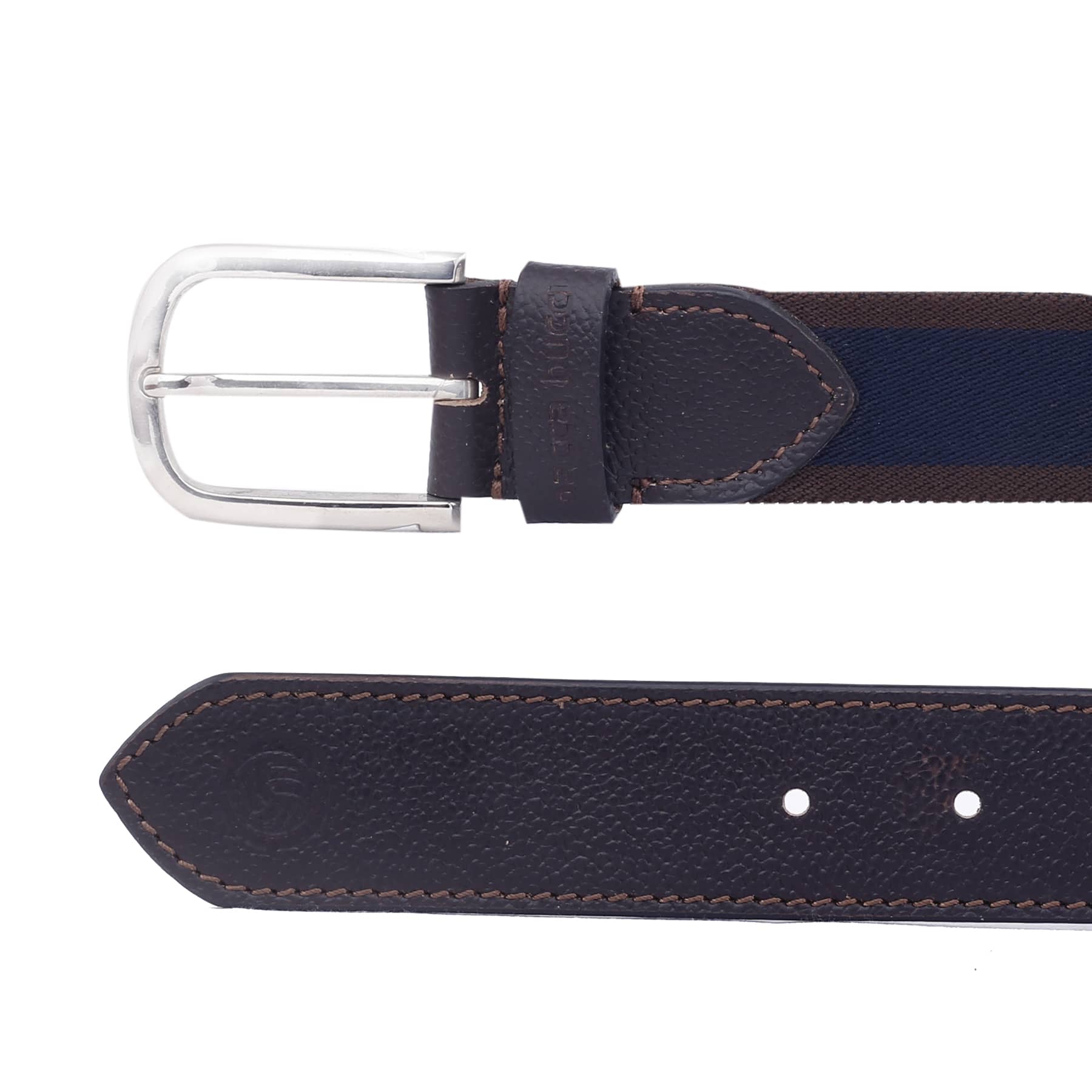 Bacca Bucci Men's Comfort Stretch Casual Fabric-Belts - Image 4