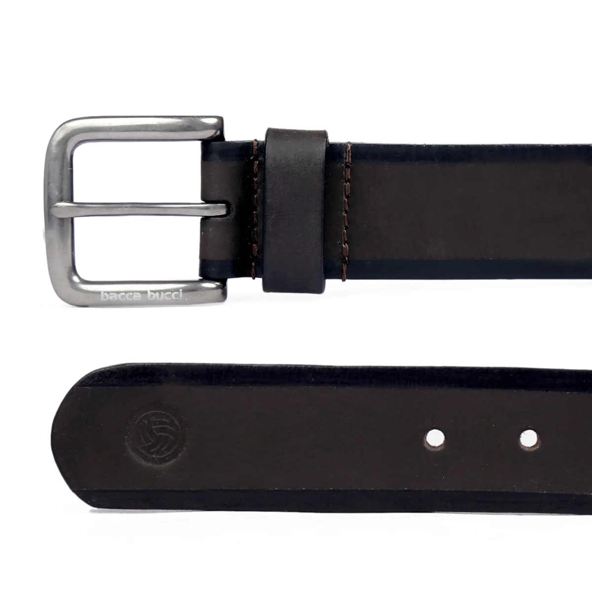 Bacca Bucci Men's Genuine Leather Casual Jeans Belt - Image 5