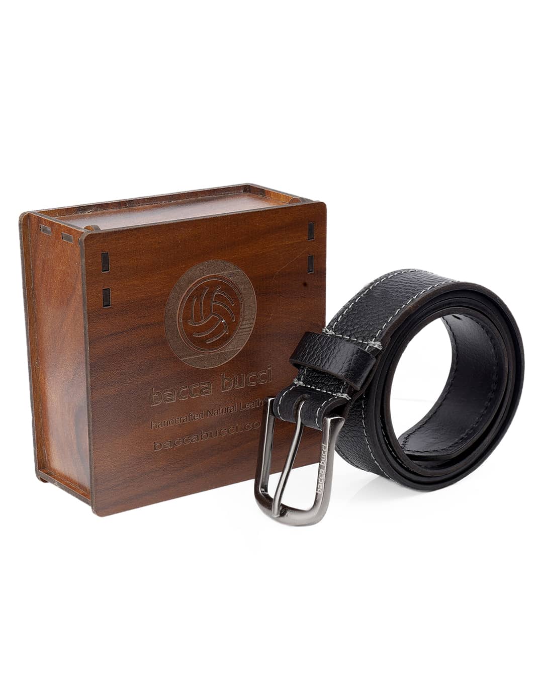Bacca Bucci Men's Genuine Leather Jeans Belt - Image 5