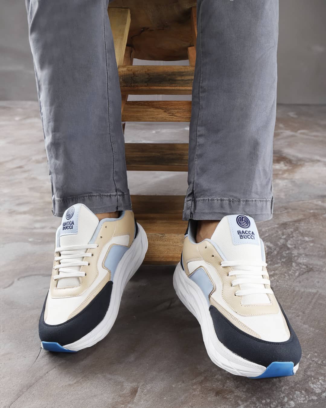 Bacca Bucci Men's SYLVIA Chunky Sole Sneakers - Image 13