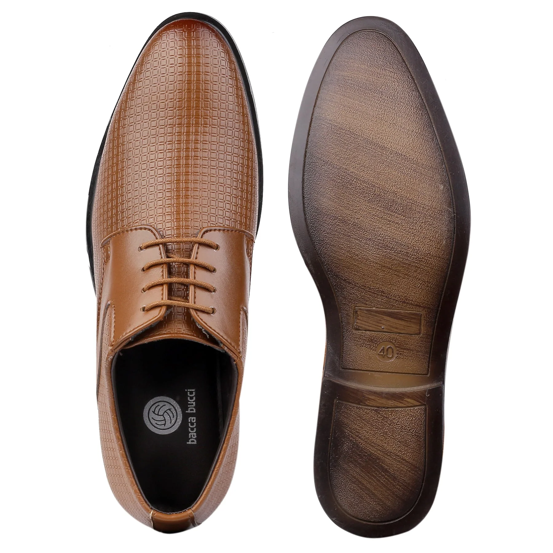 Bacca Bucci OSLO Formal Shoes with Superior Comfort | All Day Wear Office Or Party Lace-up Shoes - Image 5