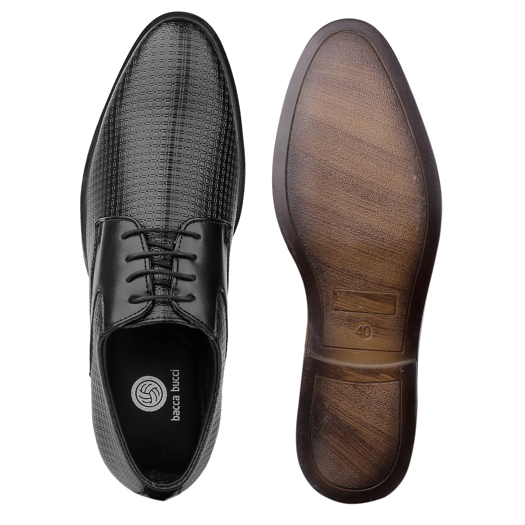 Bacca Bucci OSLO Formal Shoes with Superior Comfort | All Day Wear Office Or Party Lace-up Shoes - Image 5