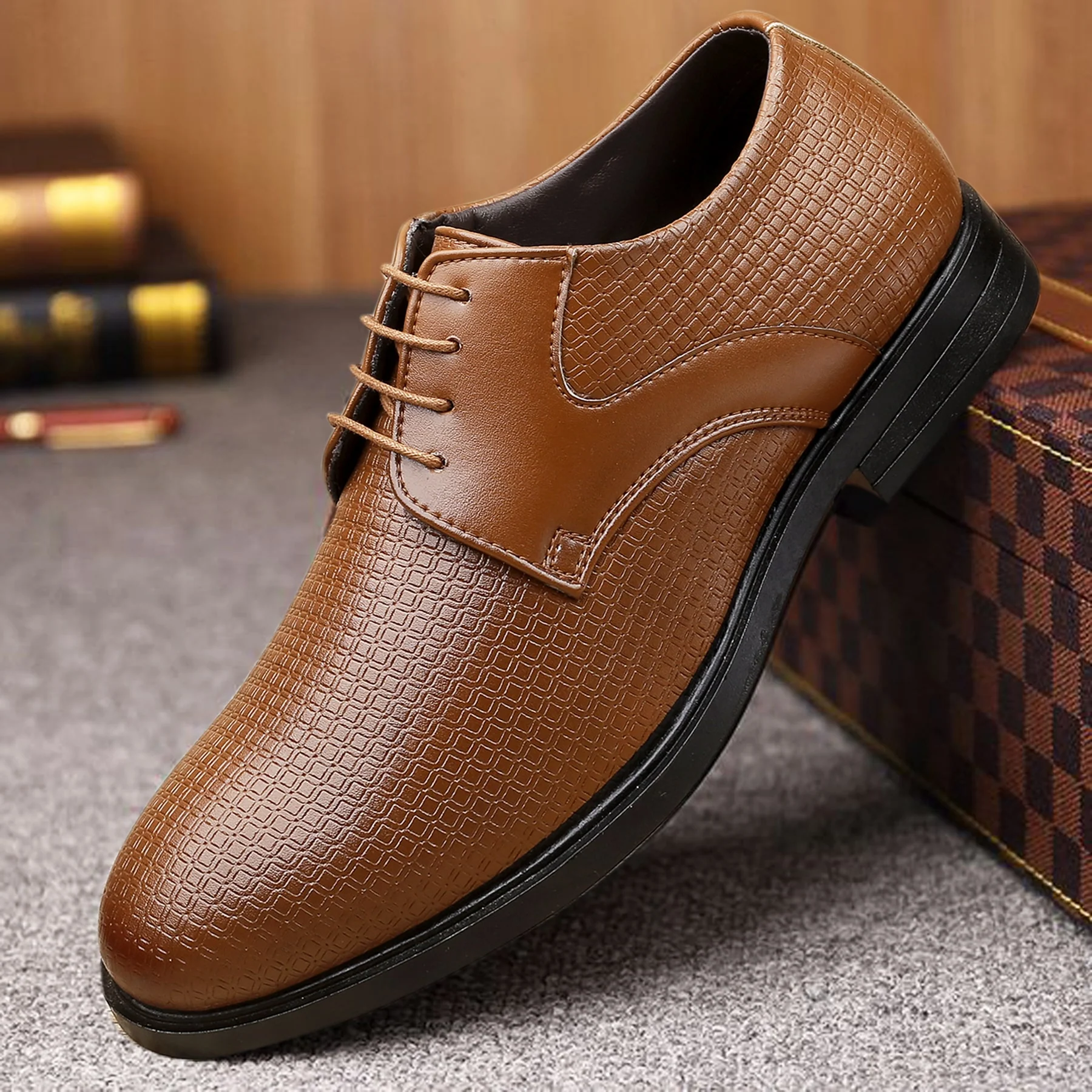 Bacca Bucci OSLO Formal Shoes with Superior Comfort | All Day Wear Office Or Party Lace-up Shoes - Image 8