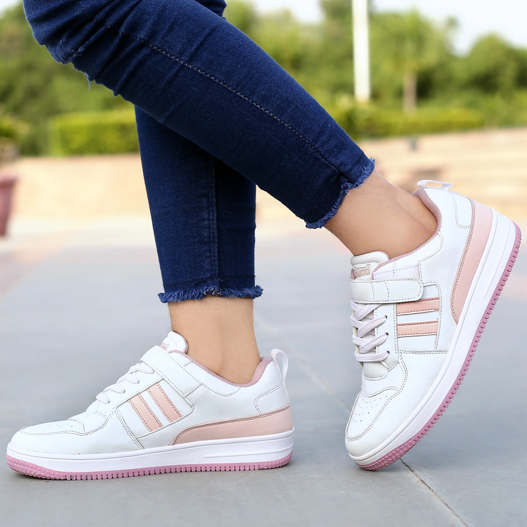 Bacca Bucci PHOENIX Low-Top Fashion Women's Sneakers with Hook & Loop Closure - Image 12