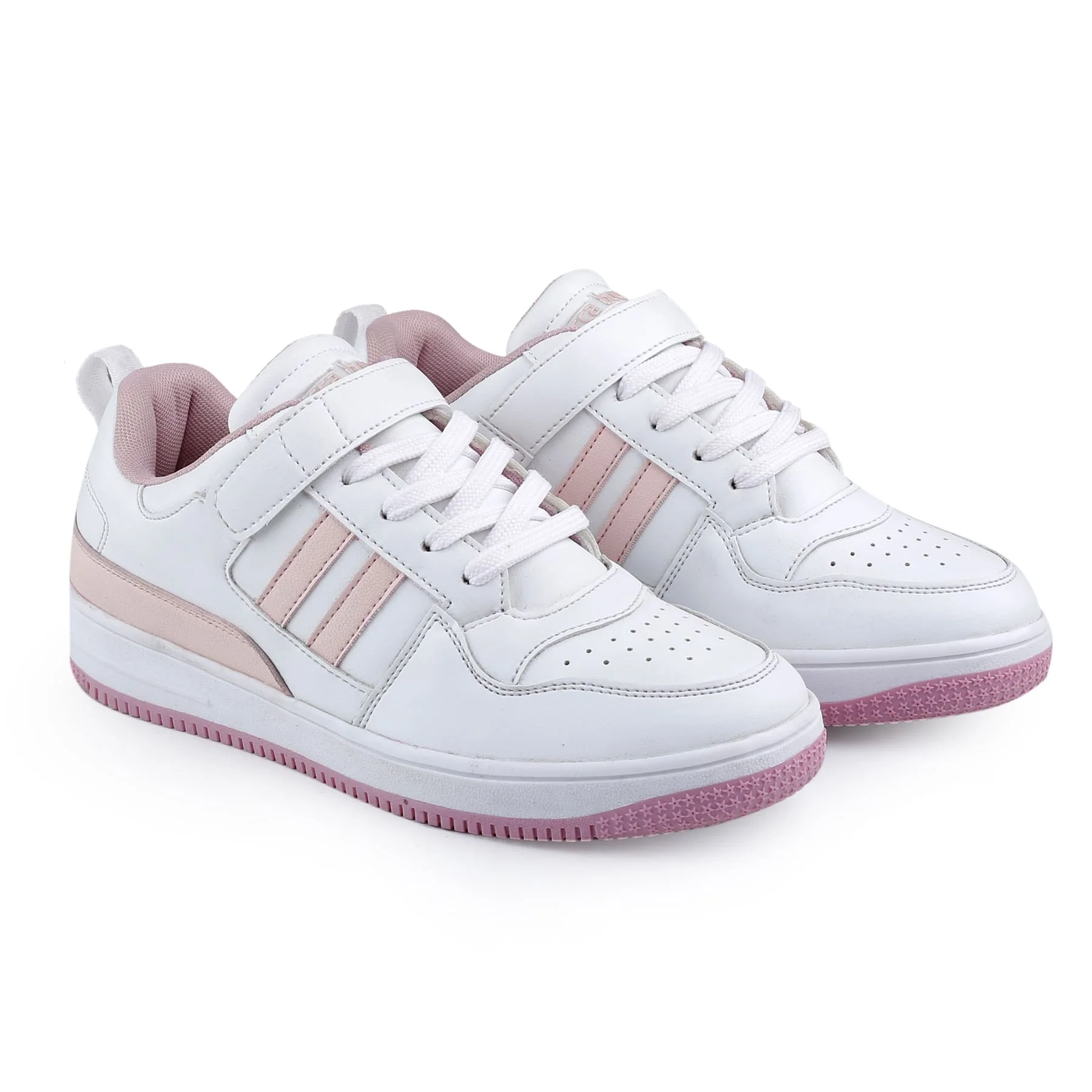 Bacca Bucci PHOENIX Low-Top Fashion Women's Sneakers with Hook & Loop Closure - Image 13