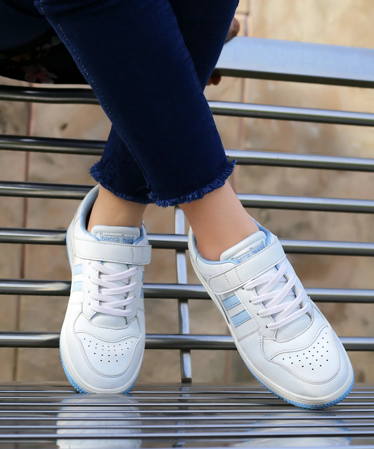 Bacca Bucci PHOENIX Low-Top Fashion Women's Sneakers with Hook & Loop Closure - Image 17